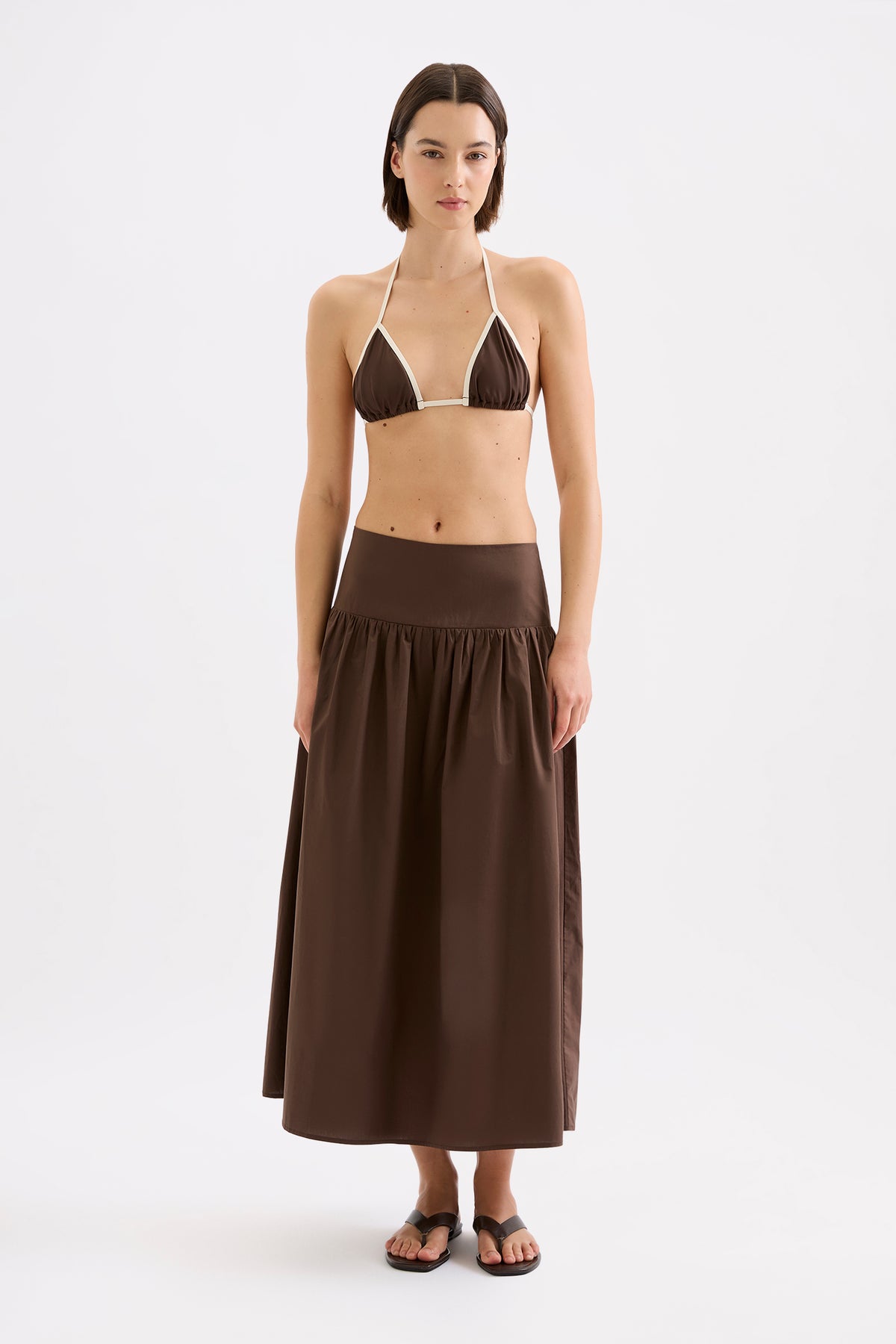 Contrast Triangle Top Chocolate 