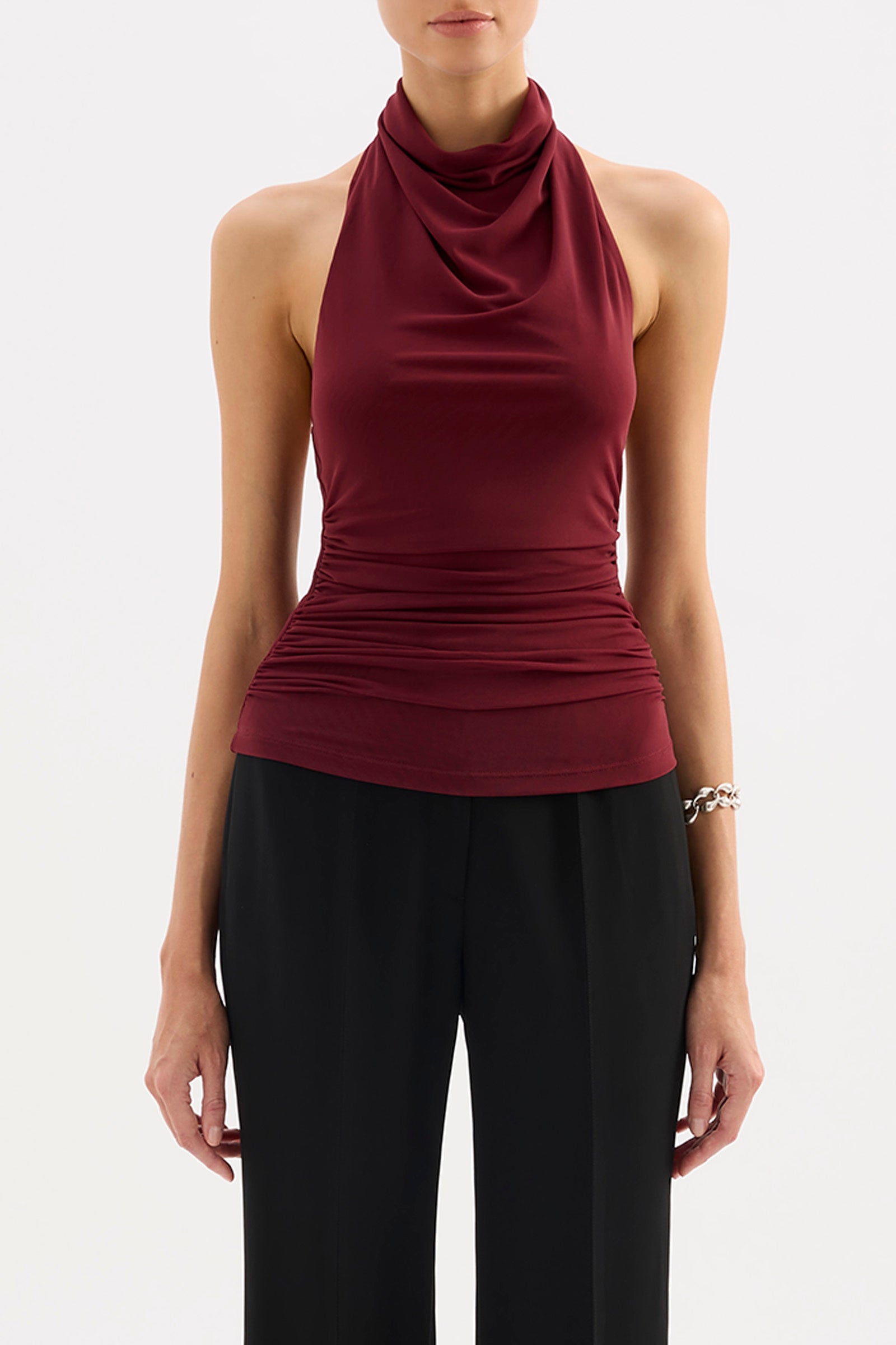 Abru Halter Top Cherry 