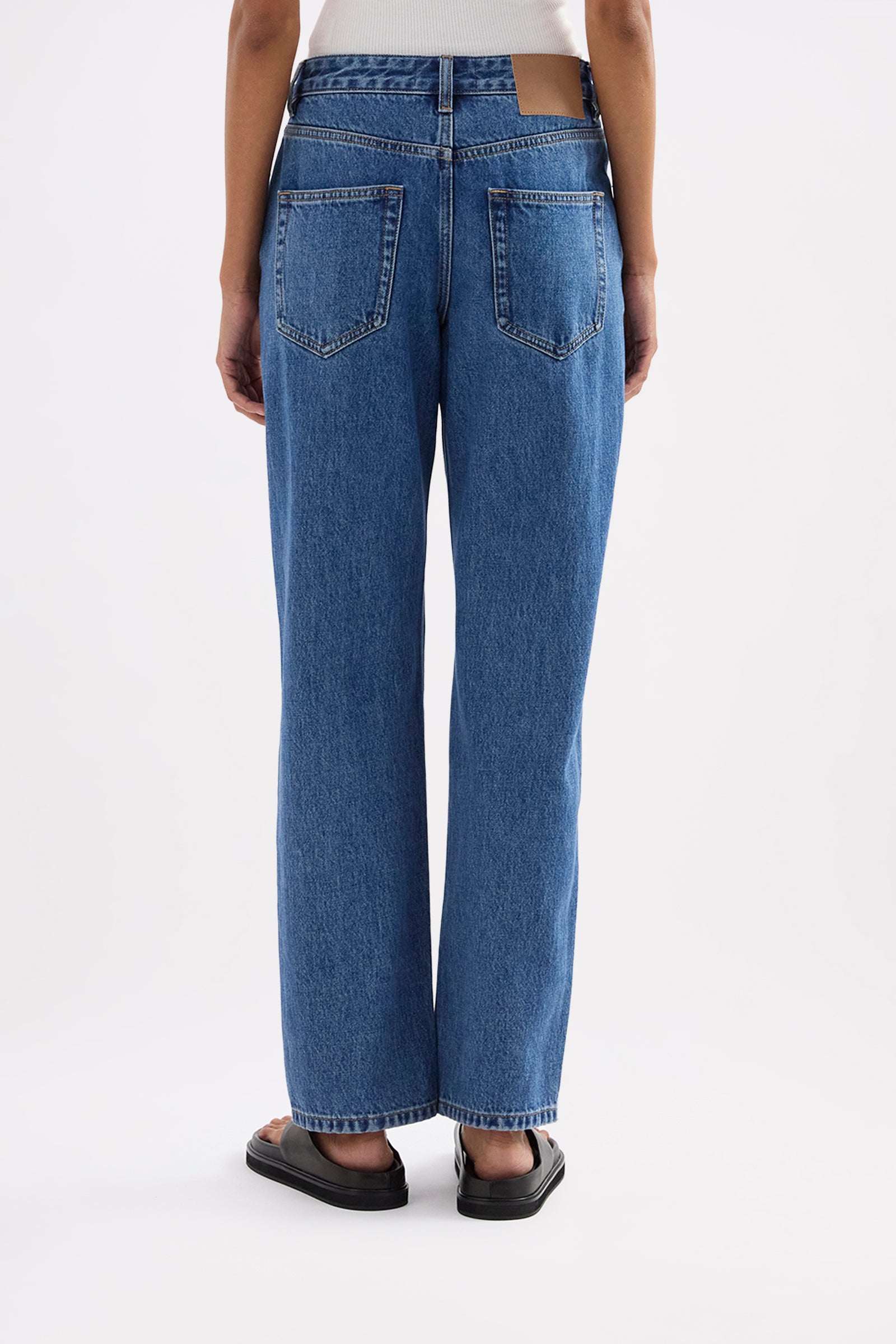 Organic Straight Leg Jean Royal Blue 