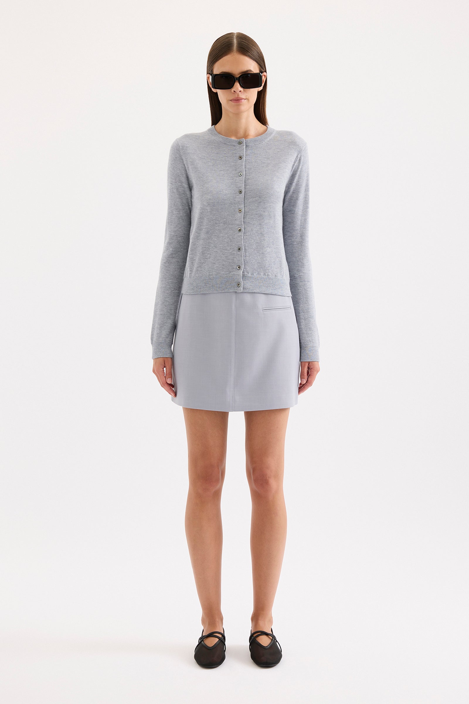 Rae Knit Cardigan Storm 