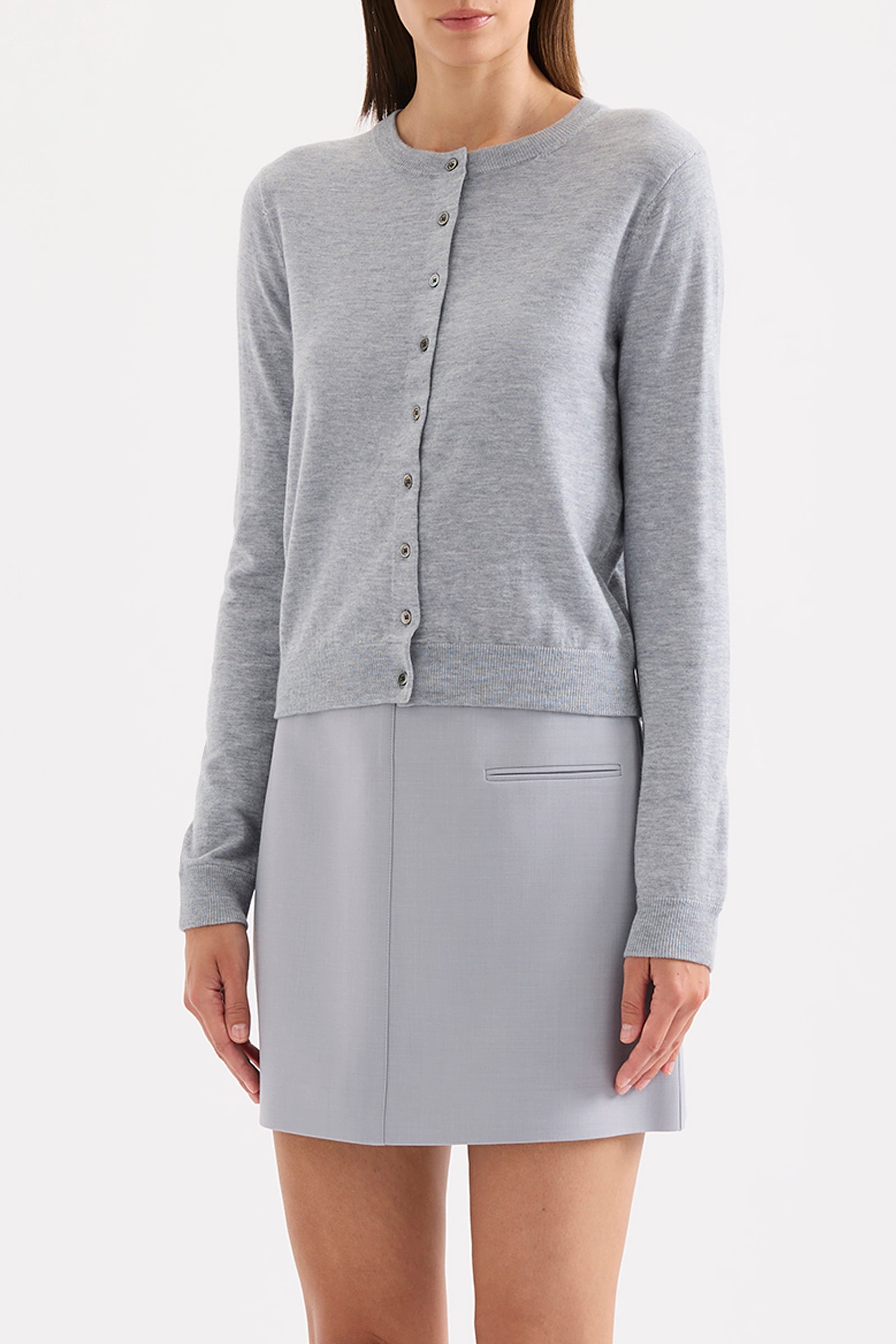Rae Knit Cardigan Storm 