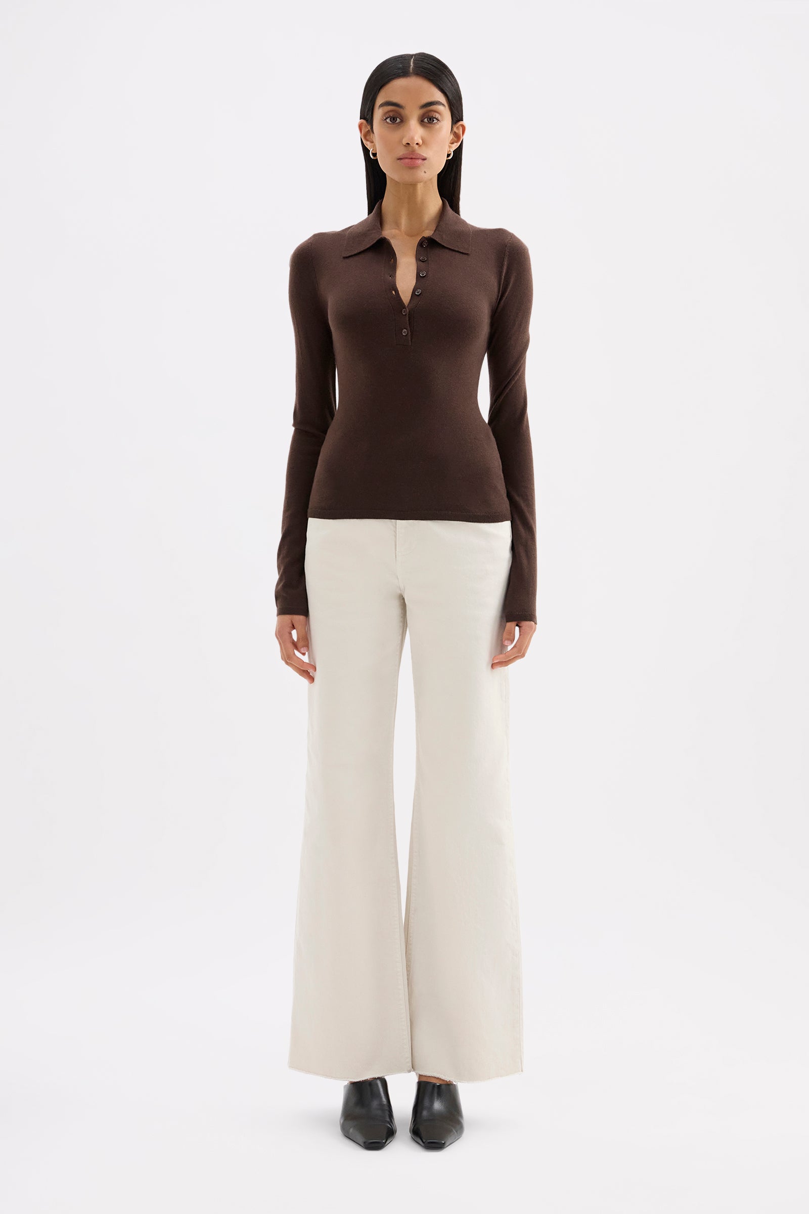Danica Merino Blend Knit Chocolate 