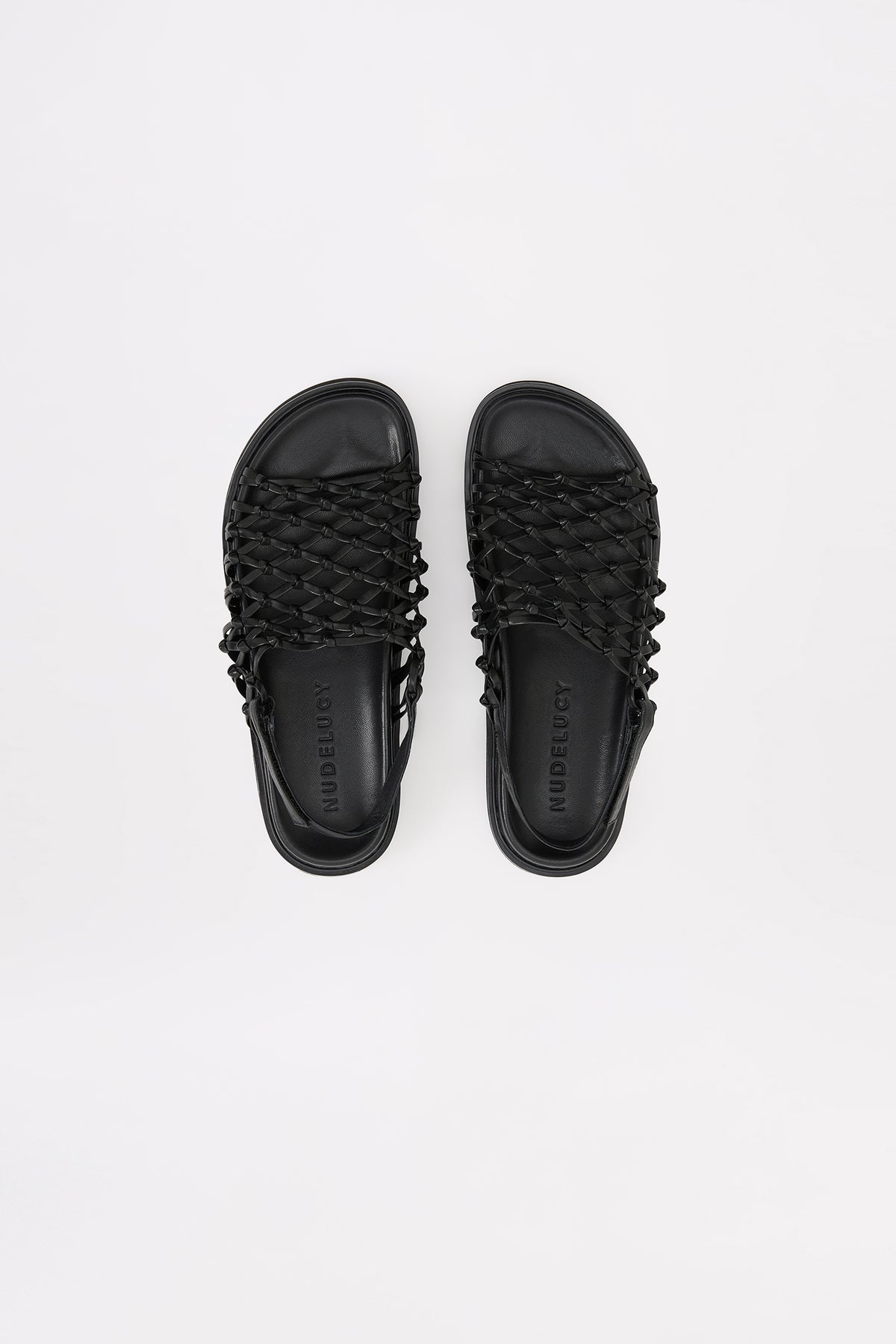 Valen Weave Sandle Black 