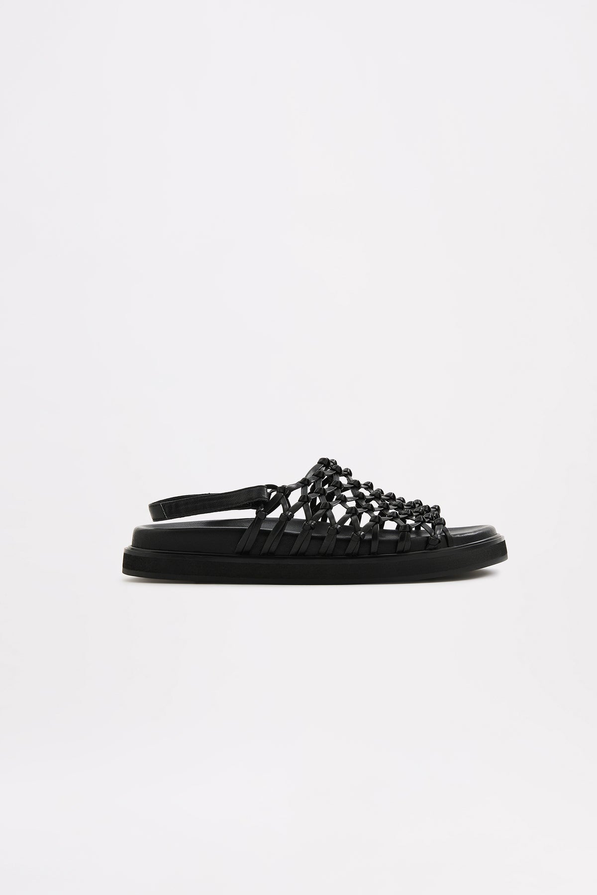 Valen Weave Sandle Black 