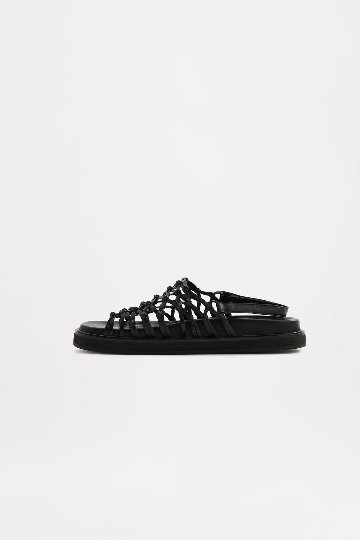 Valen Weave Sandle Black 