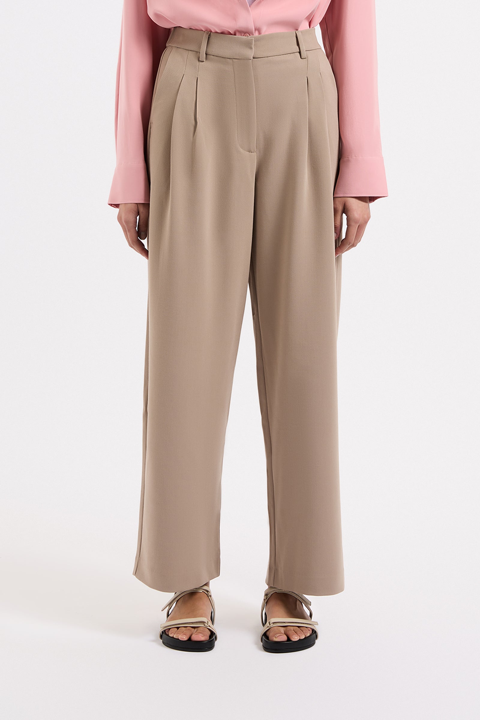 Jiro Tailored Pant Taupe 