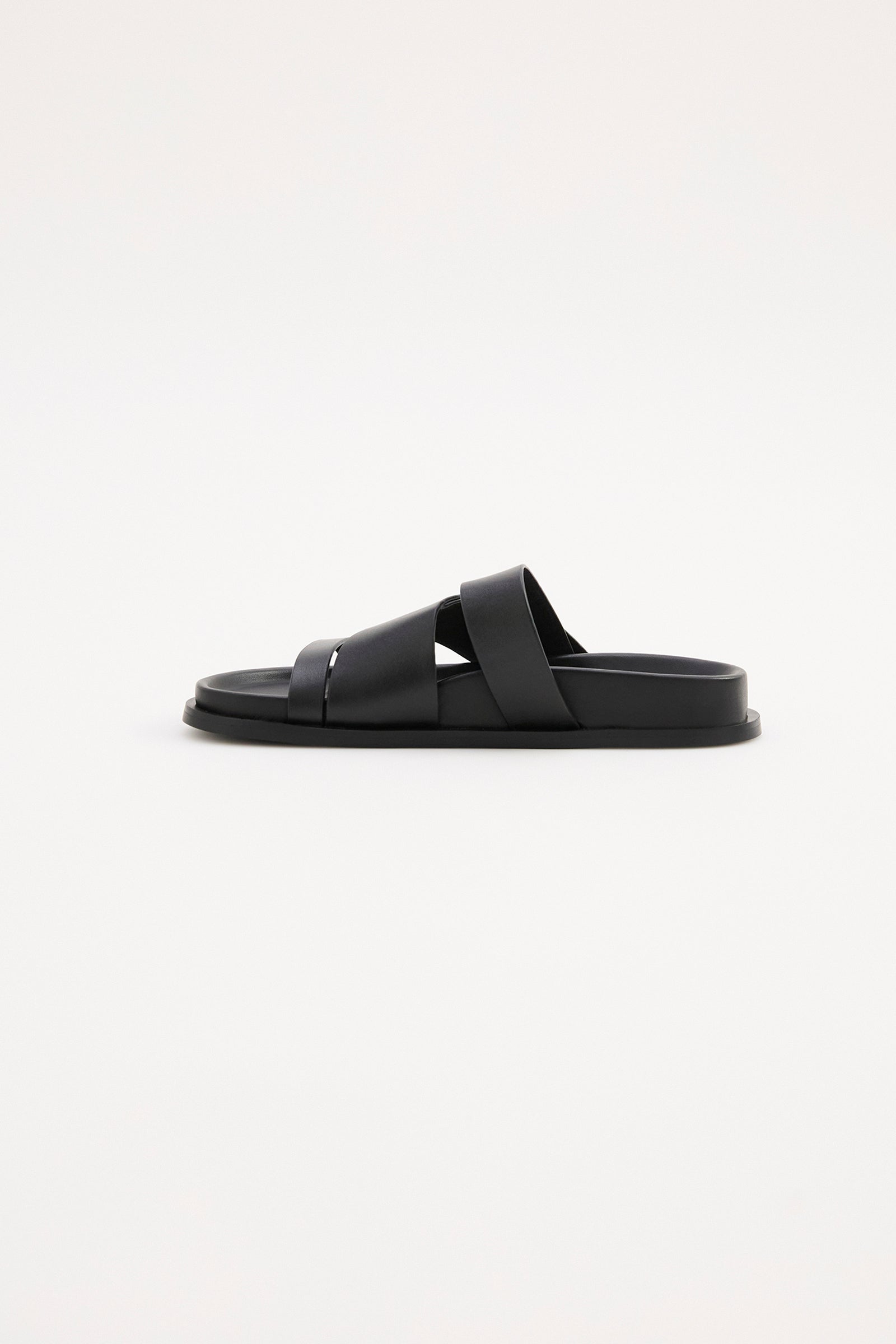 Rowan Leather Slide Black 