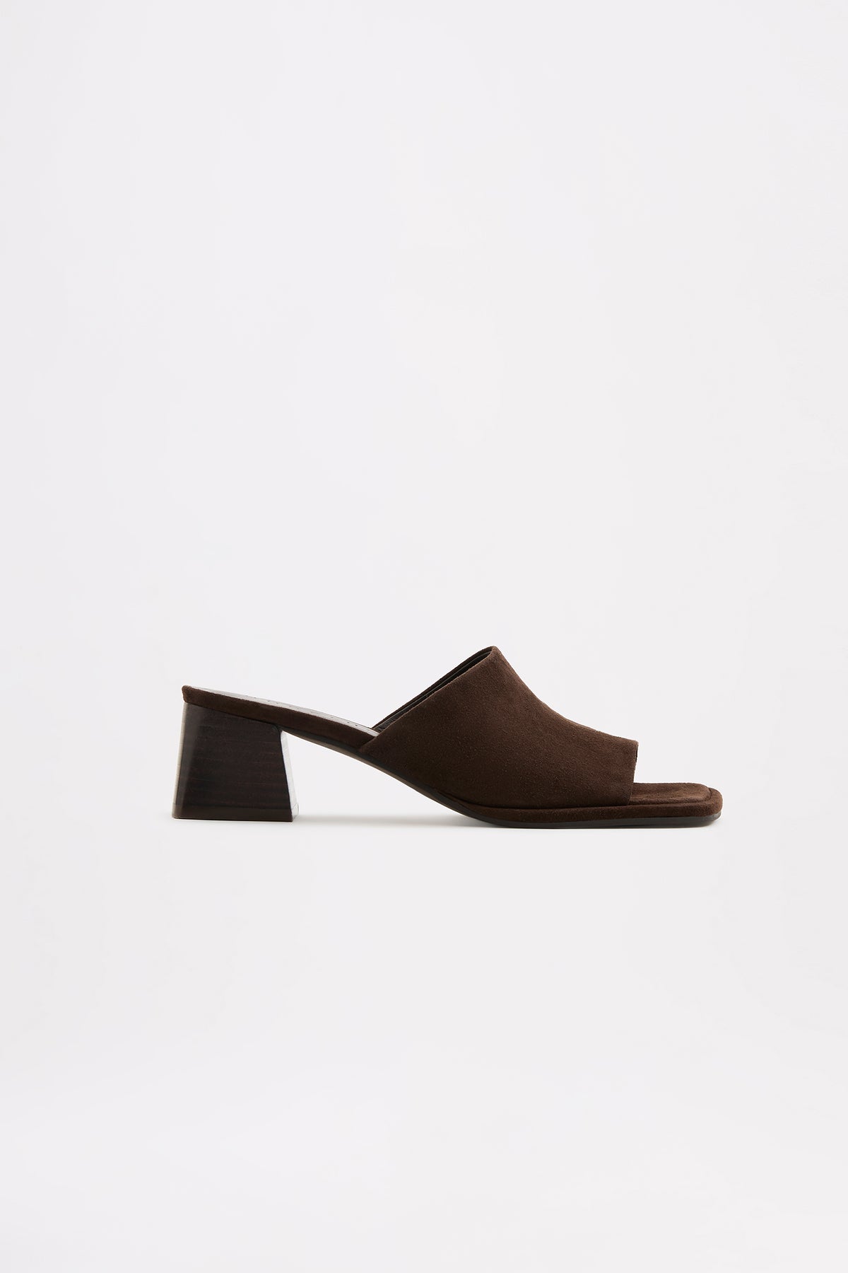 Aurelia Suede Mule Chocolate 