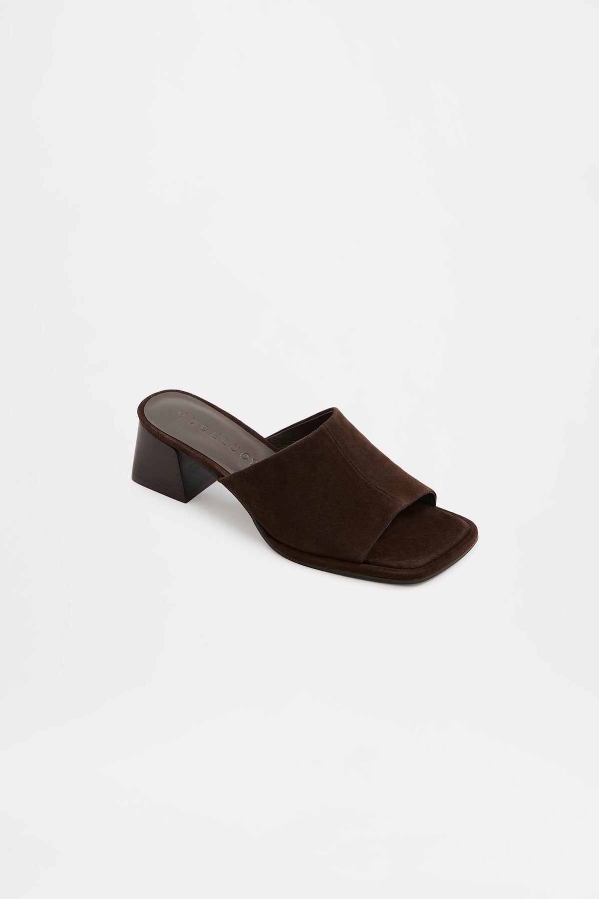Aurelia Suede Mule Chocolate 
