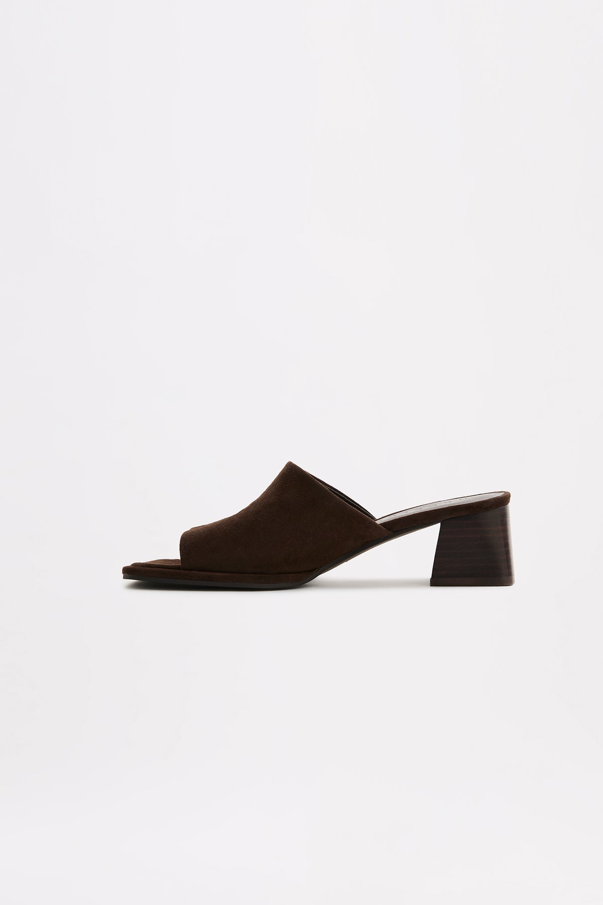 Aurelia Suede Mule Chocolate 