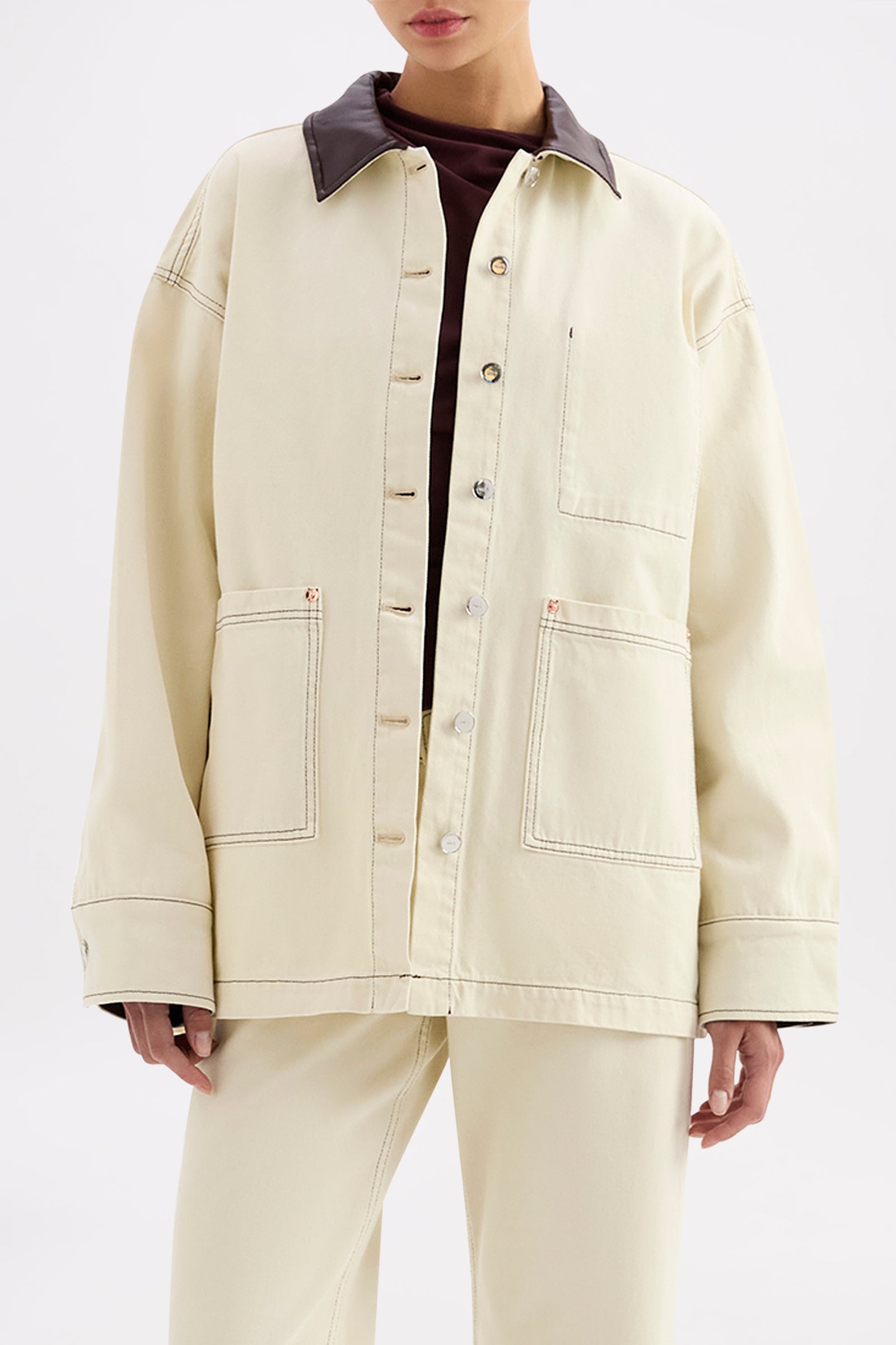 Lago Denim Jacket Champagne 