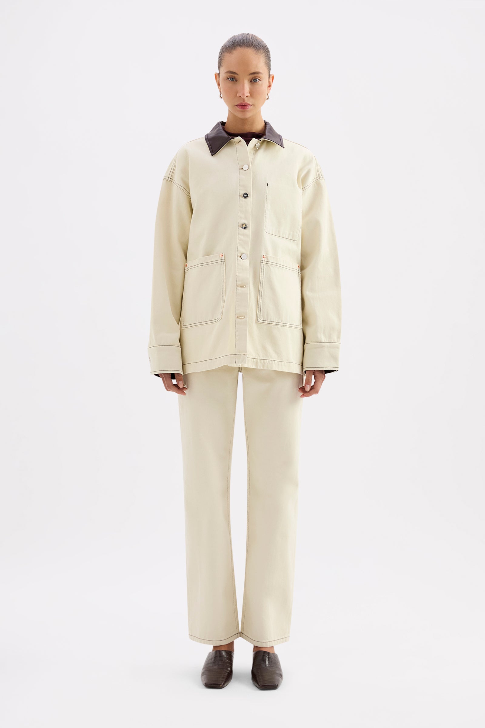 Lago Denim Jacket Champagne 