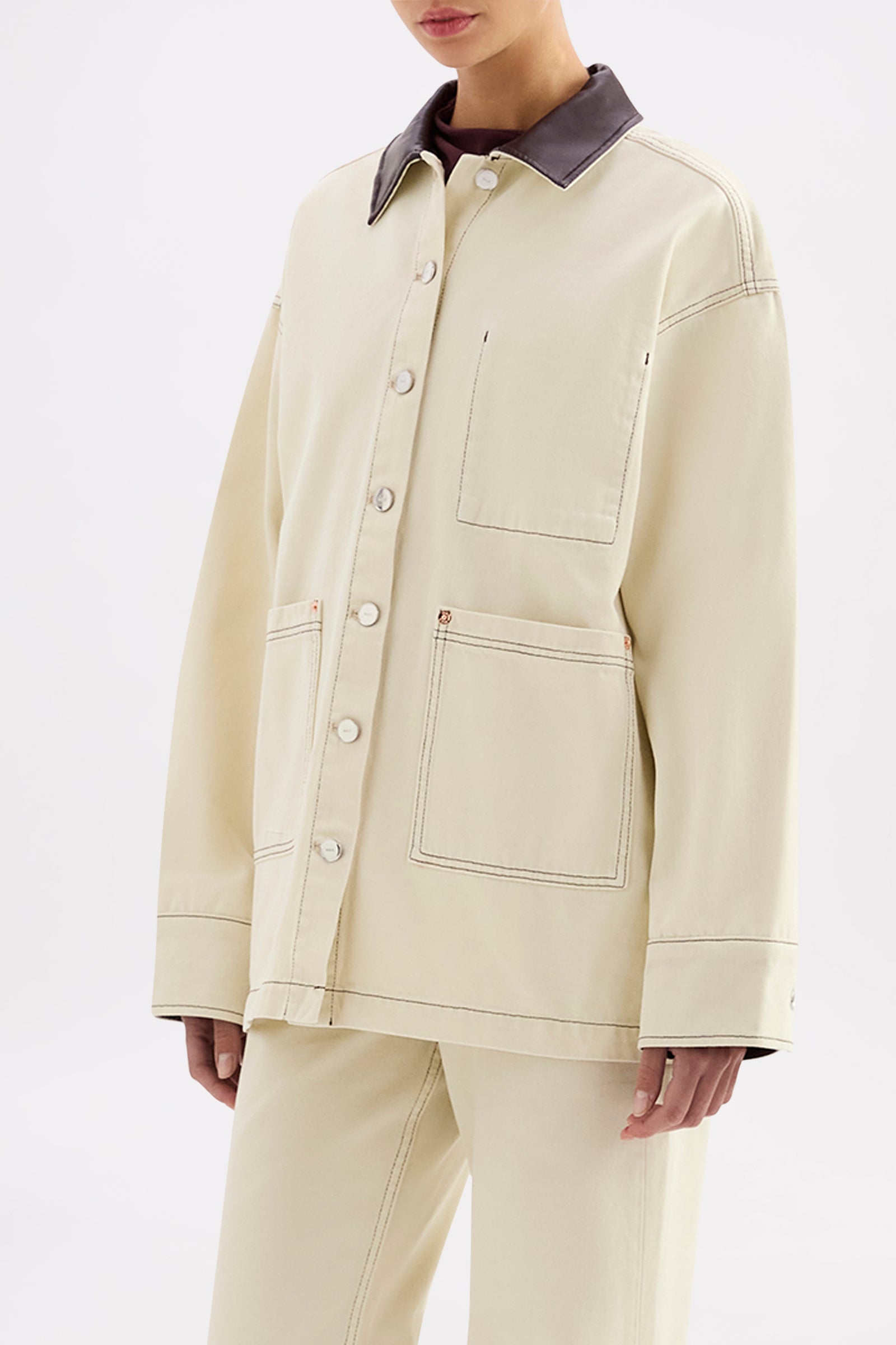 Lago Denim Jacket Champagne 