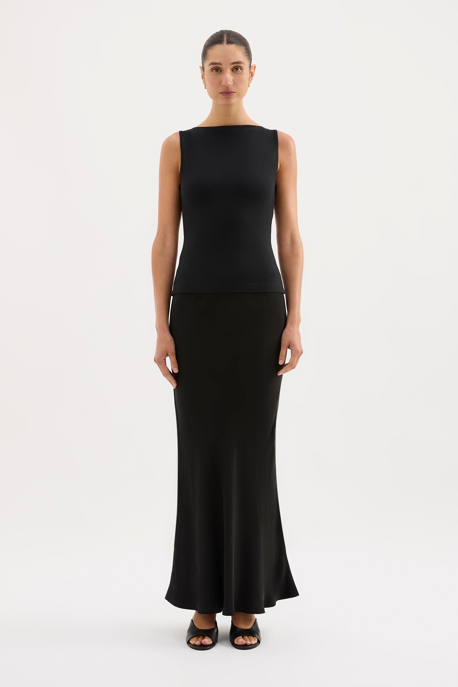 Lois Organic Tank Black 