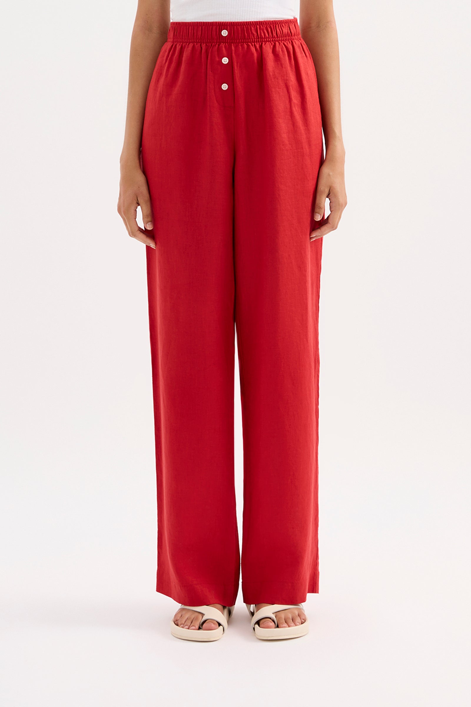 Lounge Linen Shirt & Pant Set 