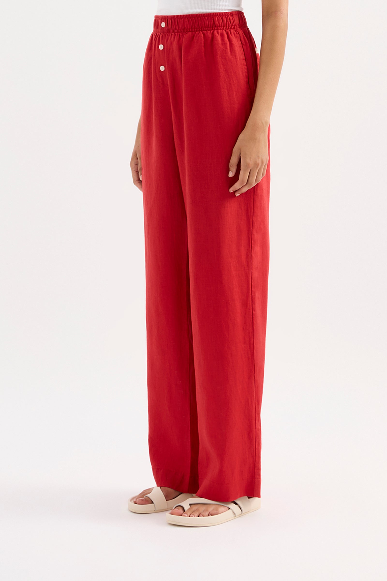 Lounge Linen Shirt & Pant Set 
