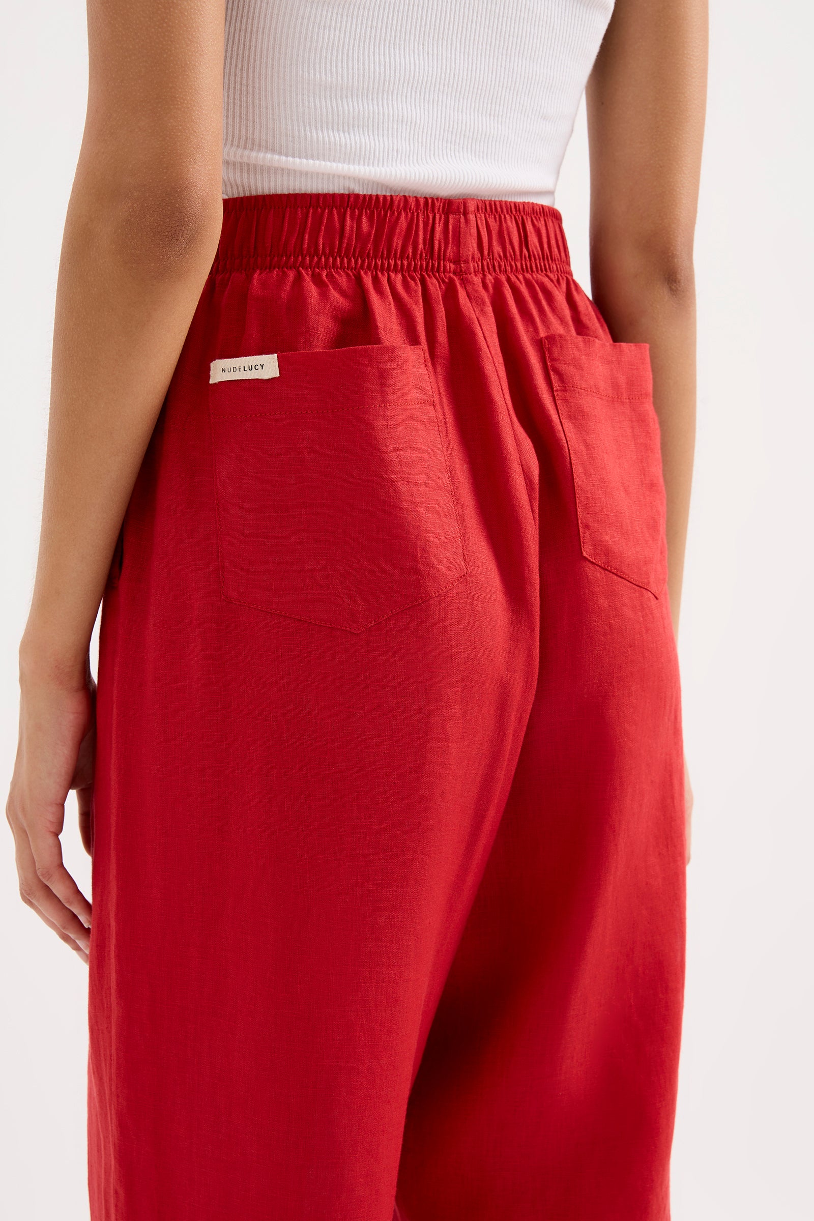 Lounge Linen Shirt & Crop Pant Set 
