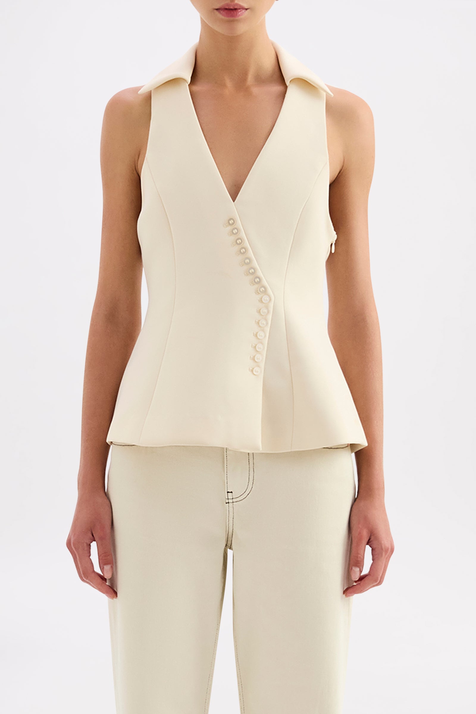 Ophelia Vest Champagne 