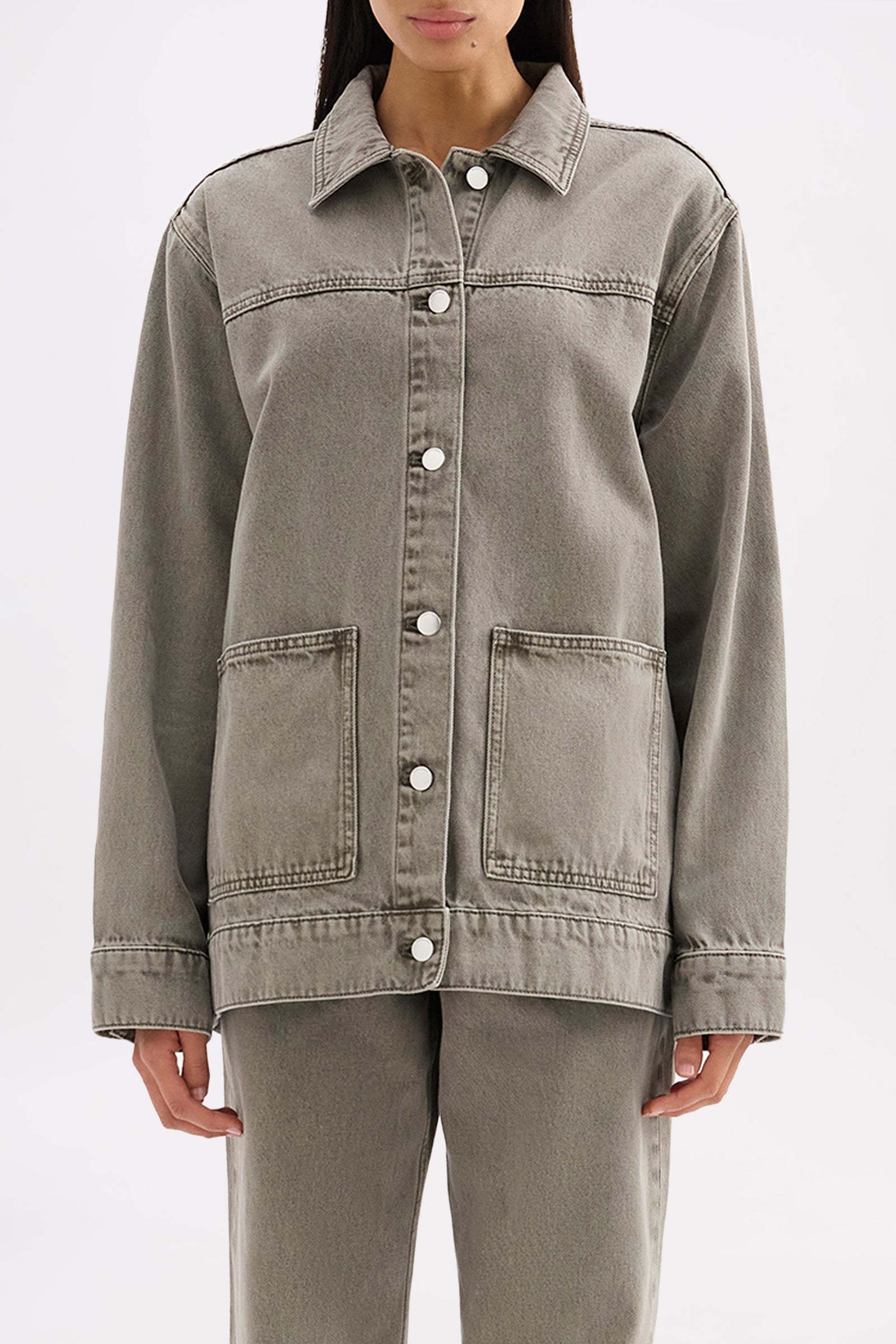 Soren Denim Jacket Stone 