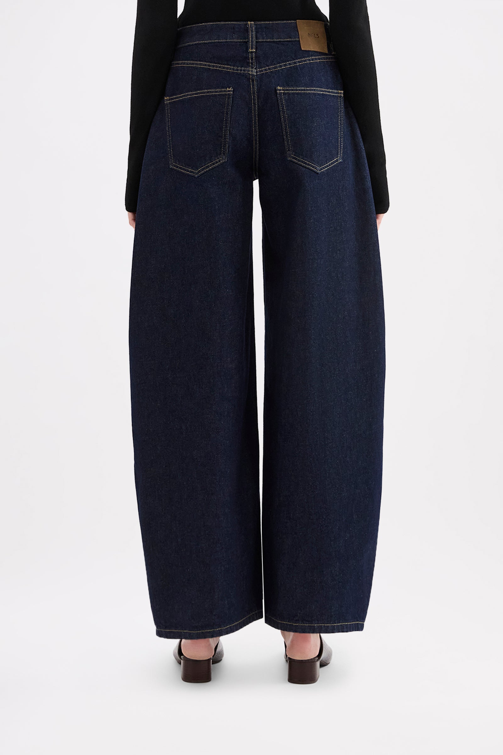 Silvie Wide Leg Jean Midnight 