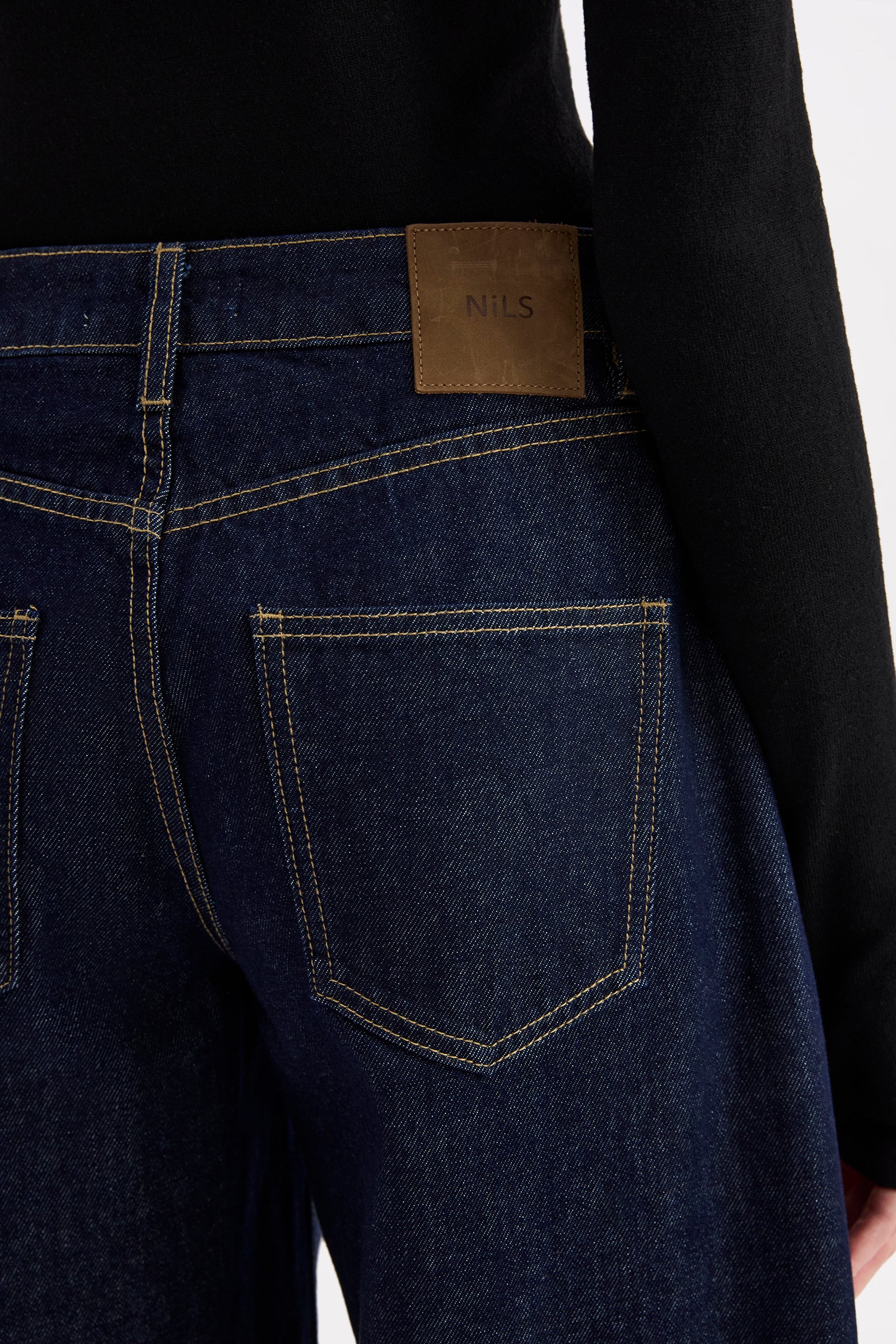 Silvie Wide Leg Jean Midnight 