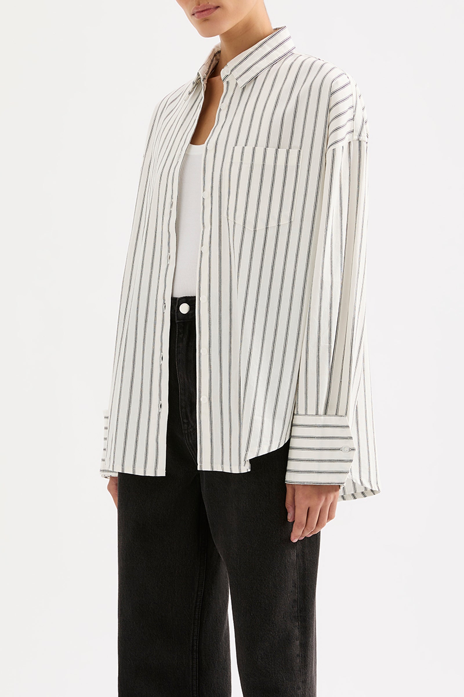 Emerson Shirt Salt Stripe 