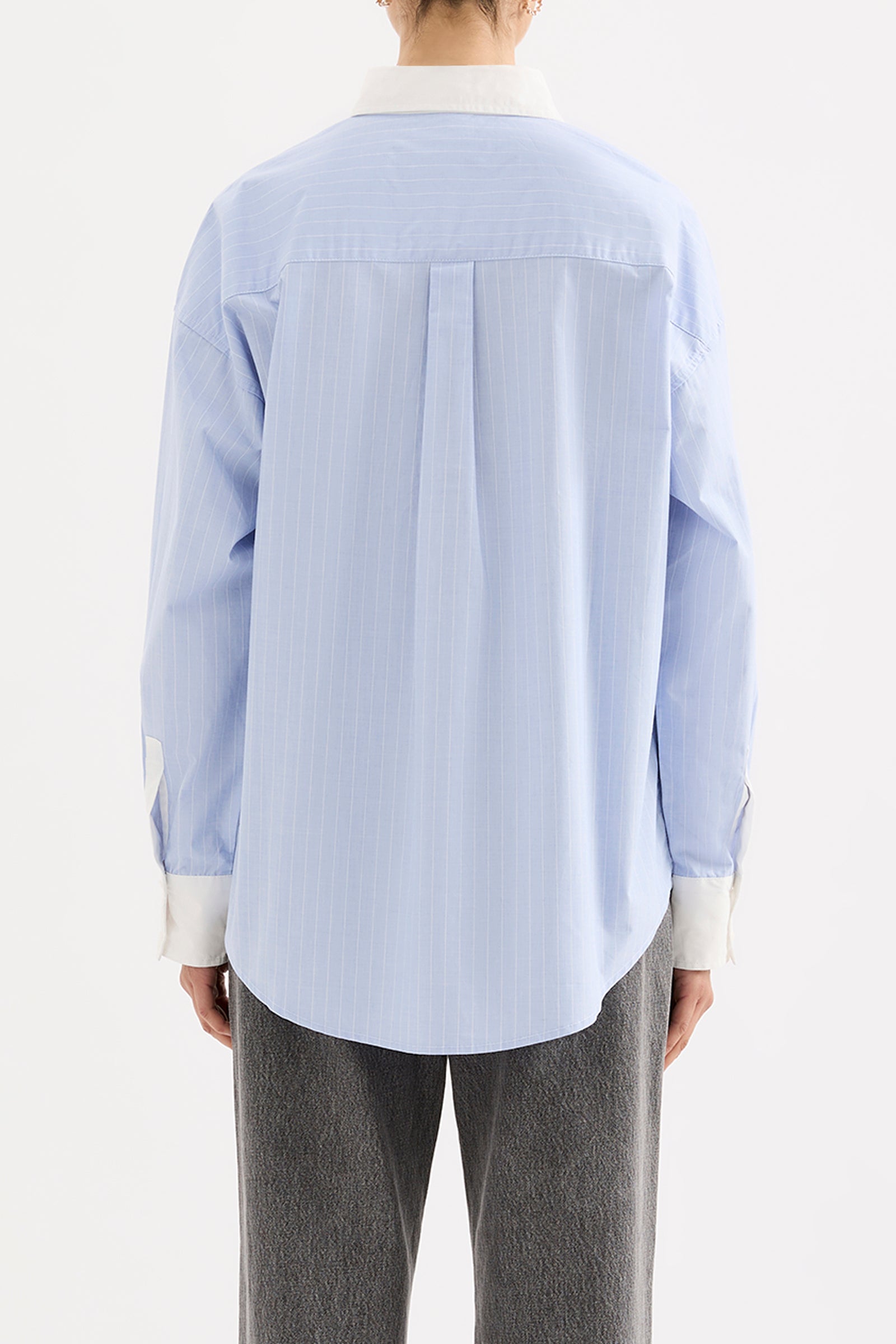Yuri Shirt Chambray Stripe 