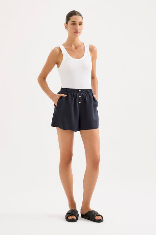 LOUNGE LINEN SHORT