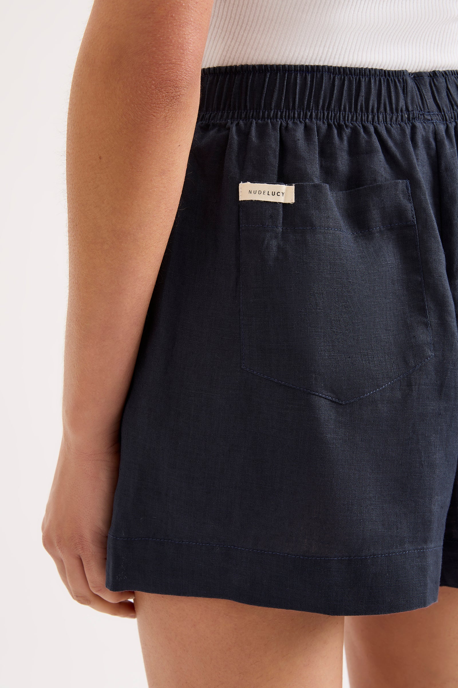 Lounge Linen Short Ink 