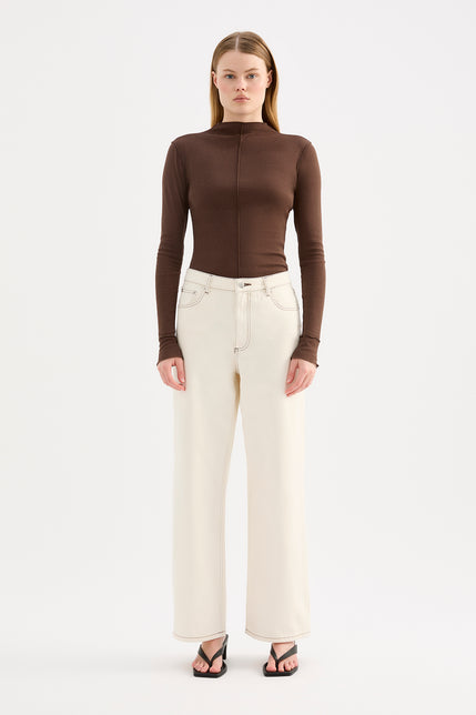 Organic Baggy Jean Natural 