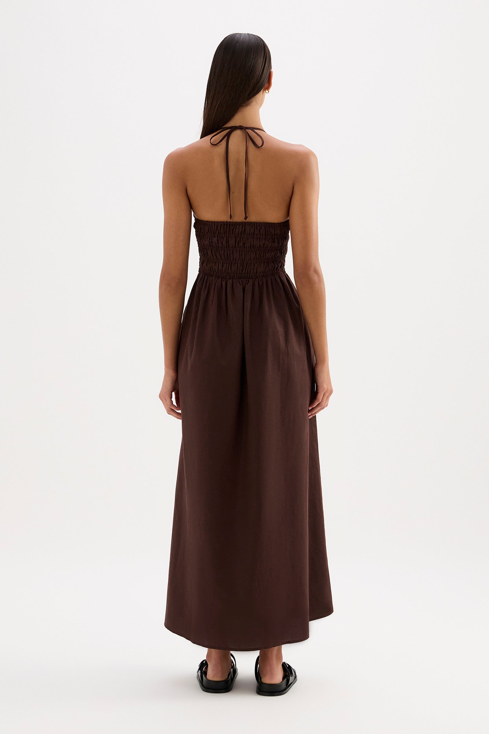 Mira Maxi Dress Raisin 