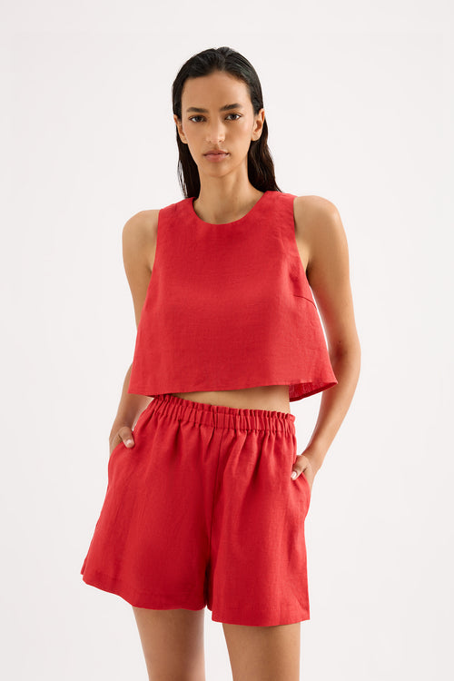 INGRID LINEN TOP