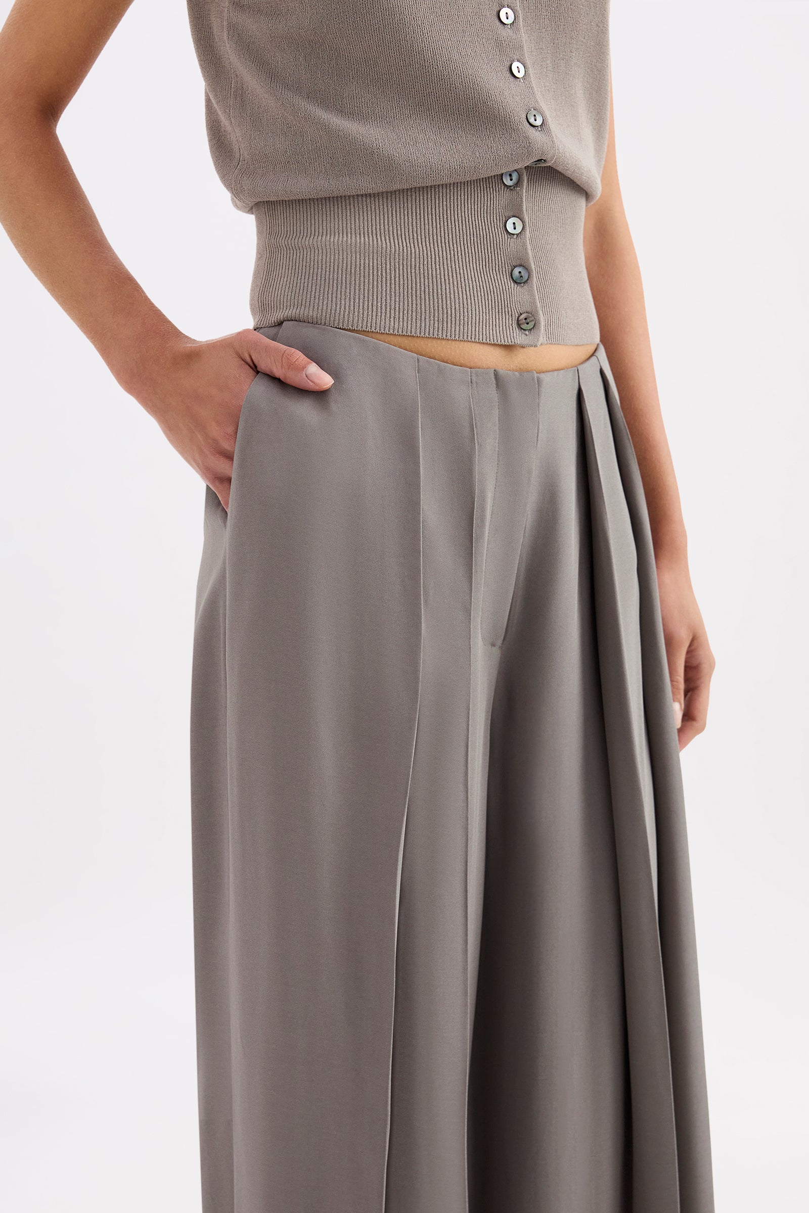 Saphira Wide Leg Pant Comet 