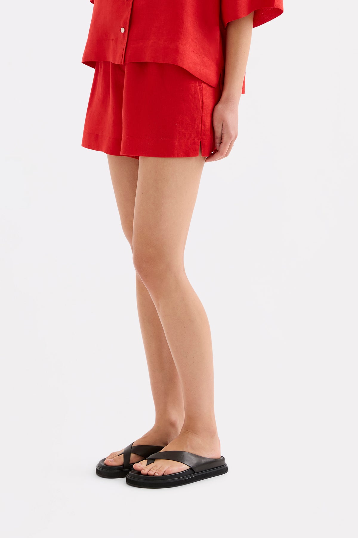 Lounge Linen Short Poppy 