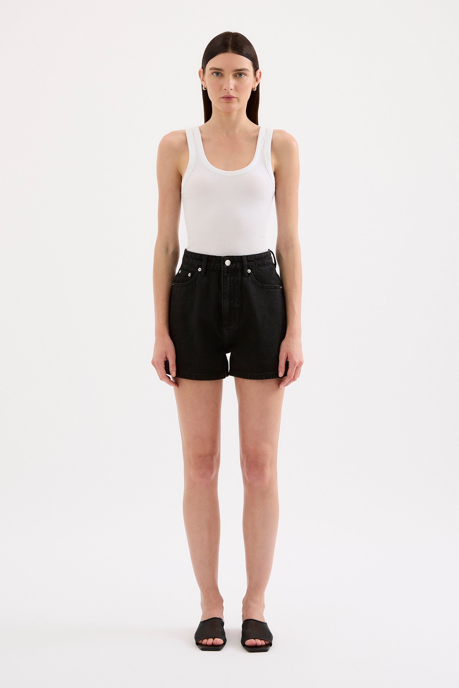 Organic Mom Short Vintage Black 