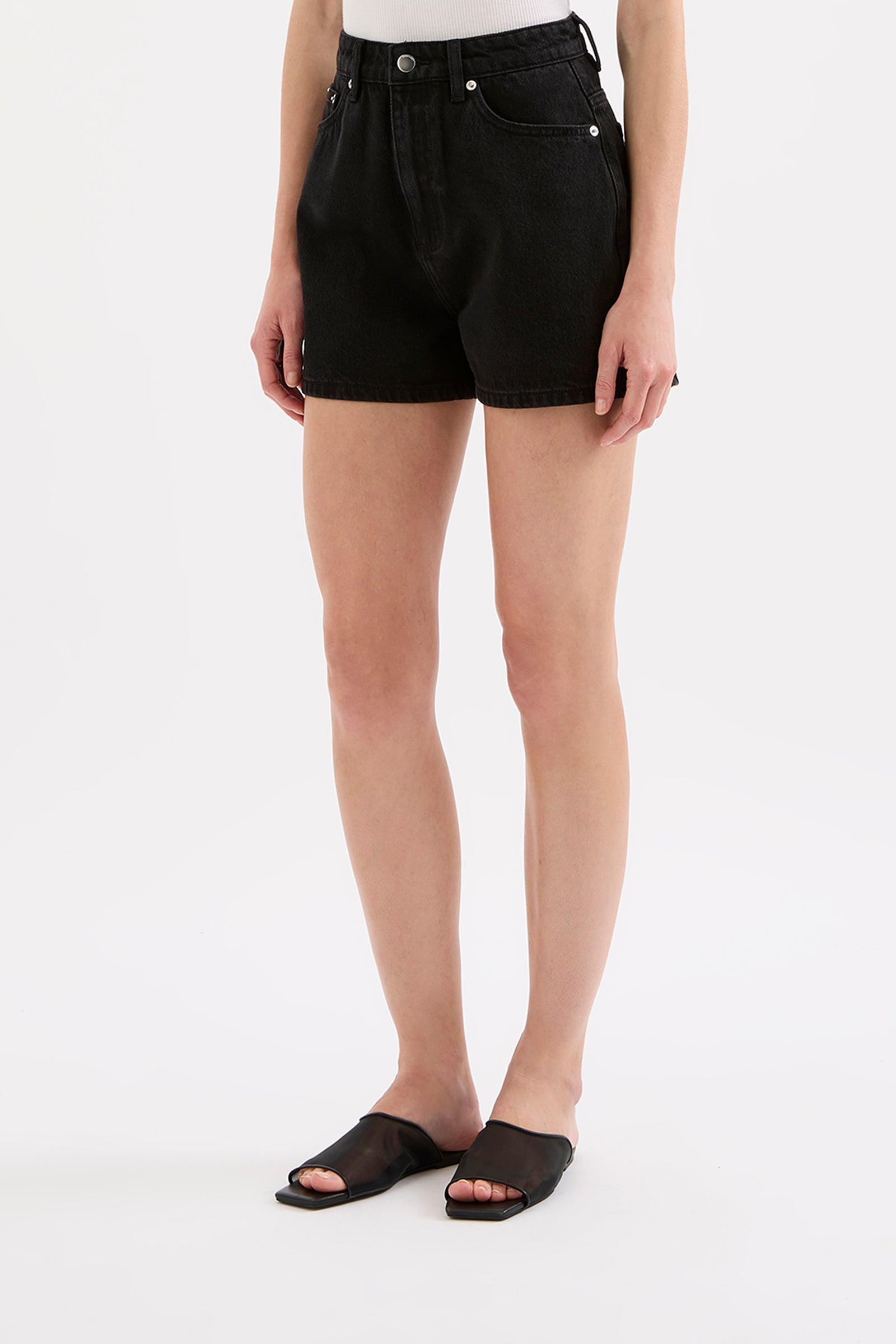Organic Mom Short Vintage Black 