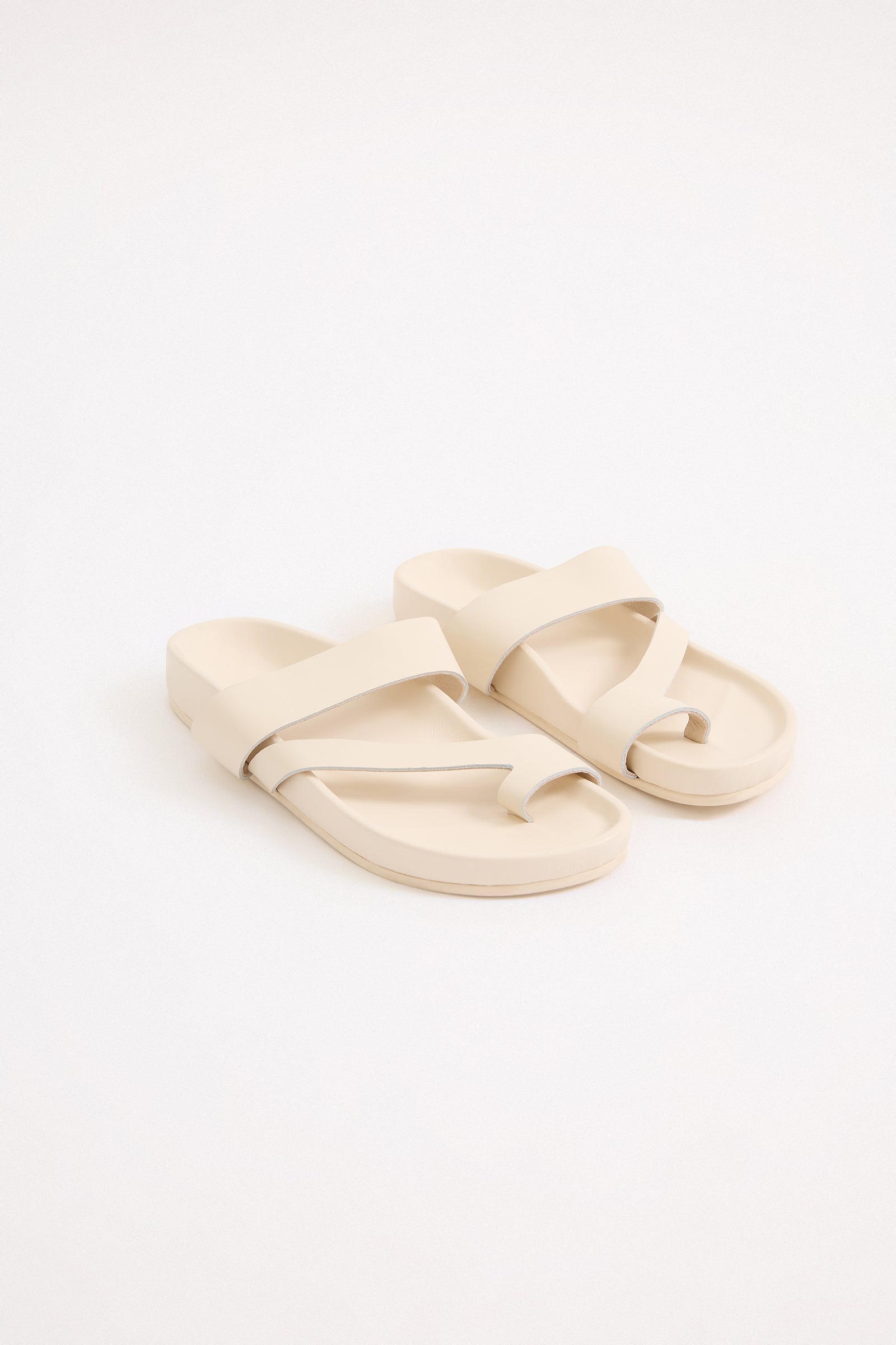 Marnee Leather Sandal Ivory 