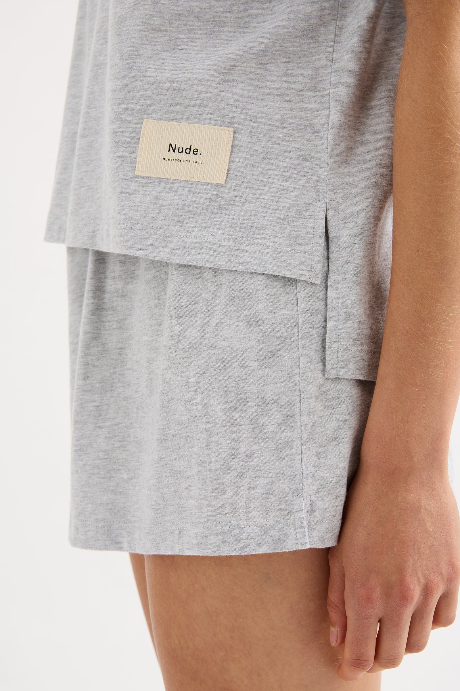 Lounge Jersey Tee Grey Marle 