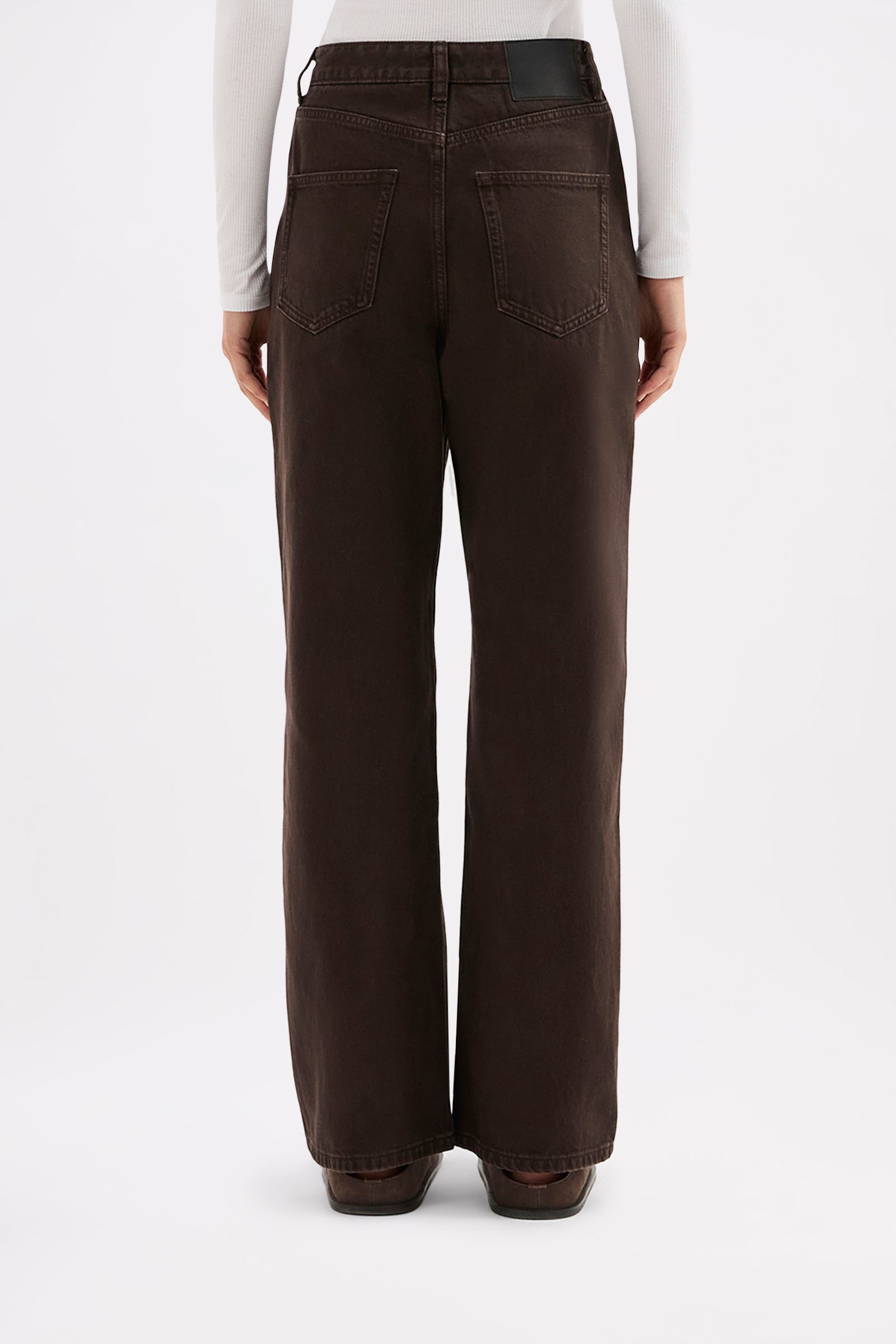 Organic Relaxed Leg Jean Espresso 