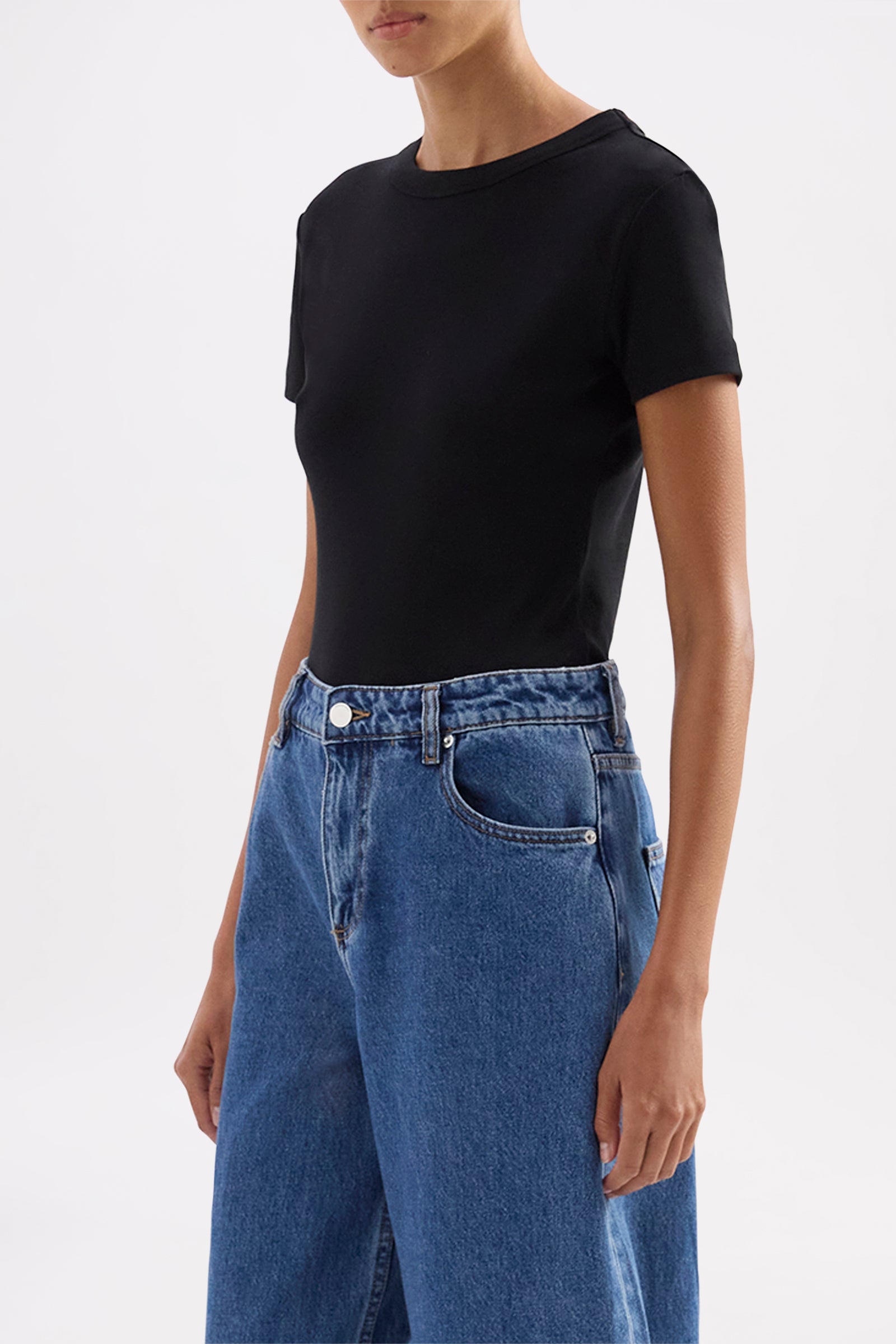 Organic Baby Tee Black 