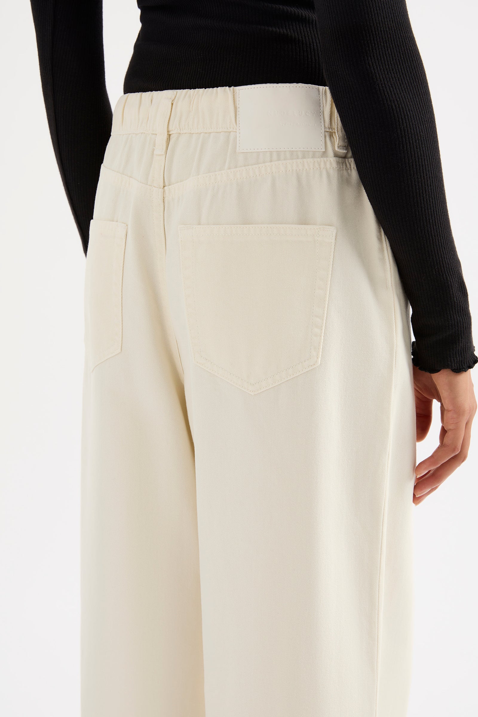 Esme Drawstring Jean Natural 