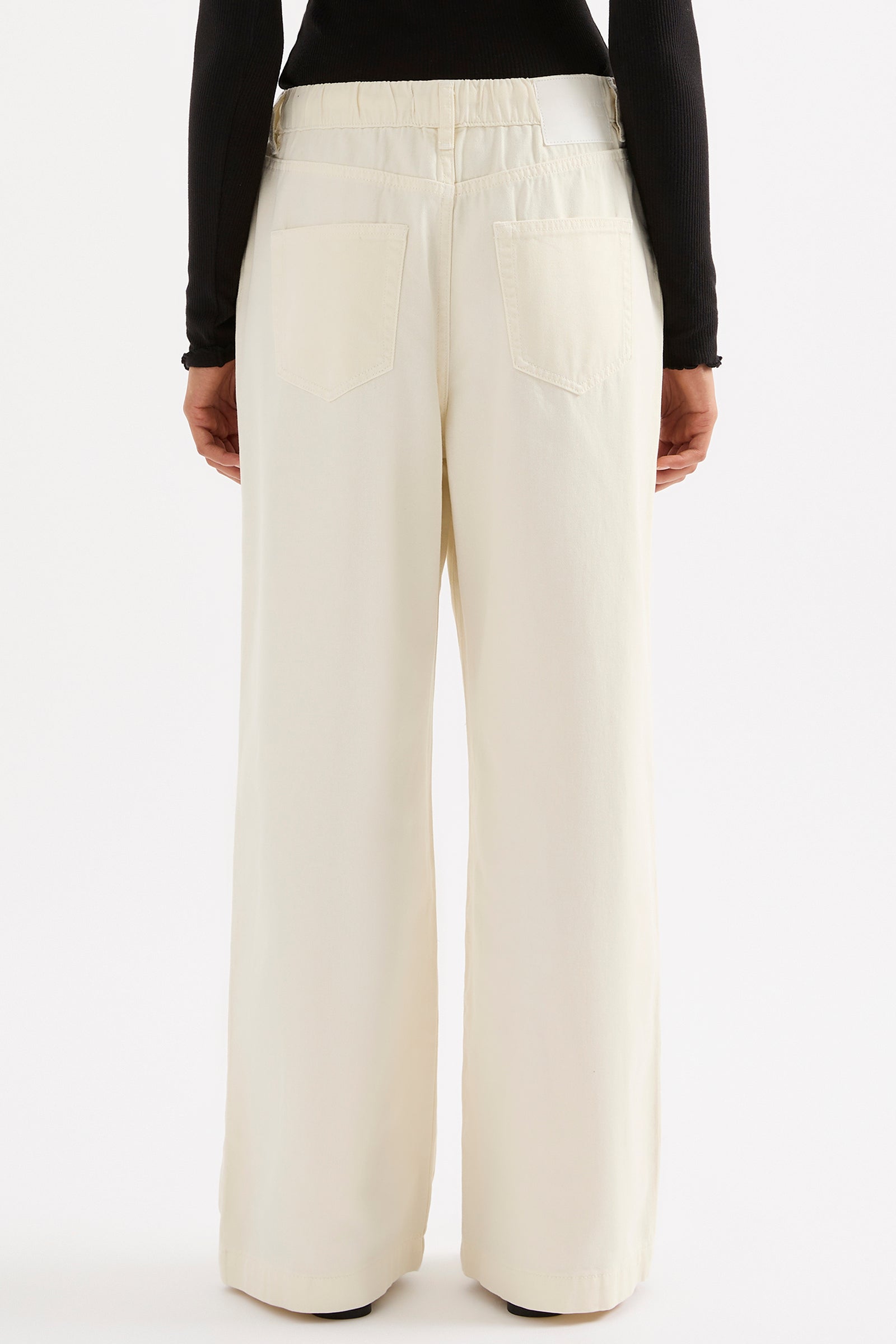 Esme Drawstring Jean Natural 