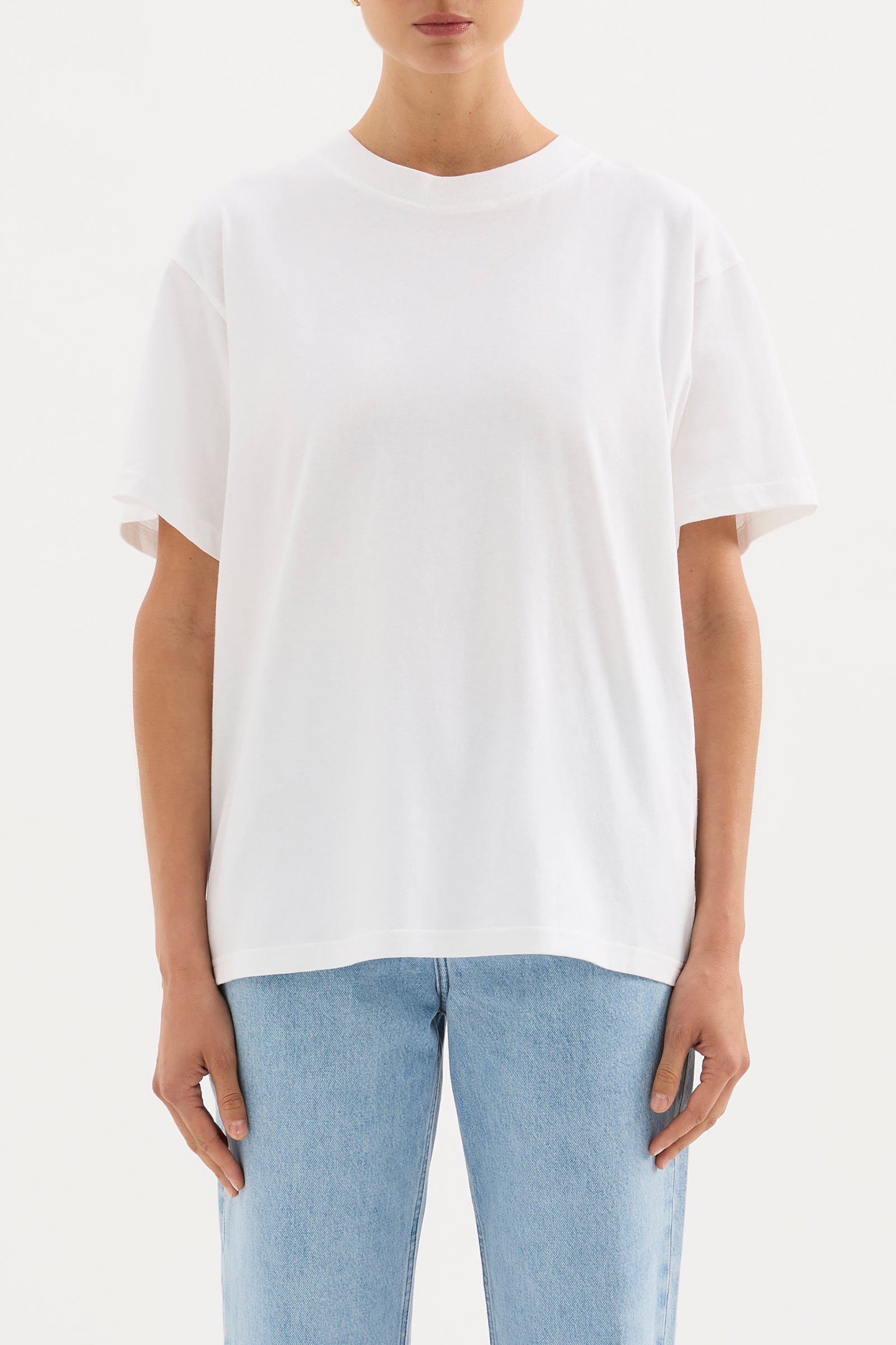 Organic Boyfriend Tee White 