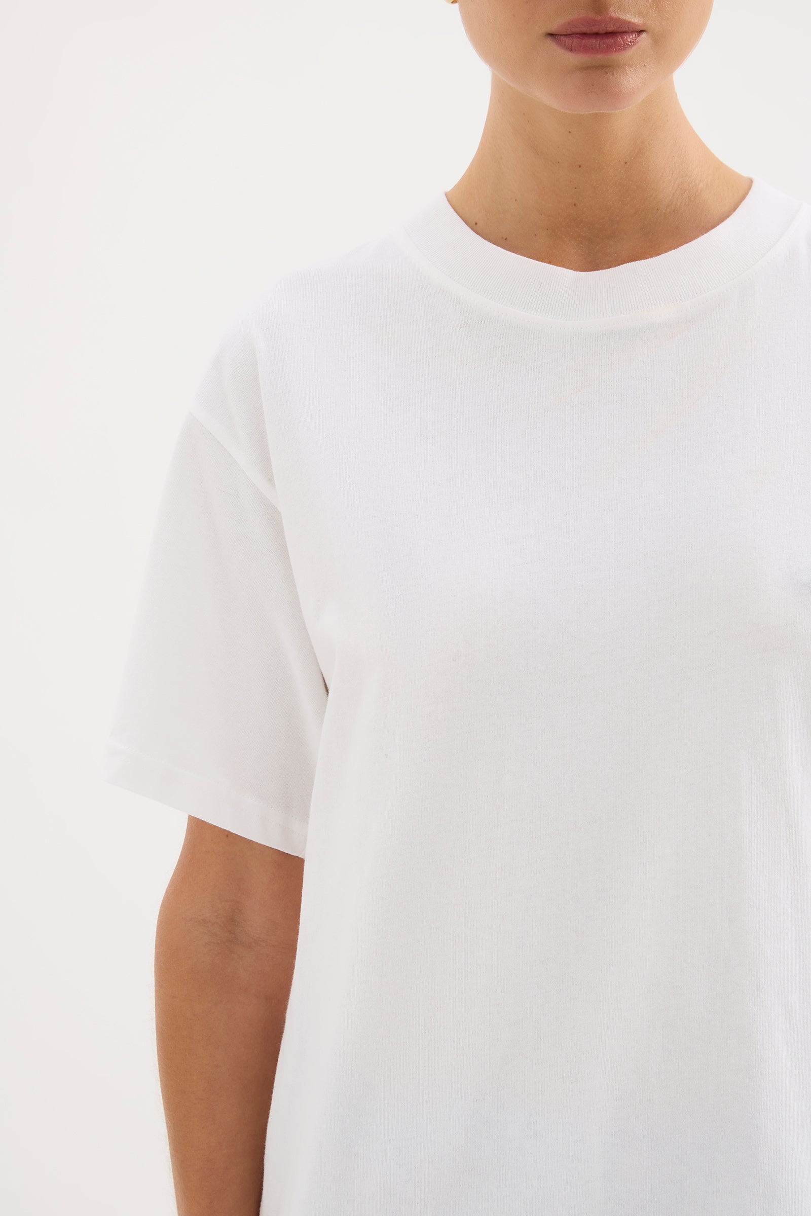 Organic Boyfriend Tee White 