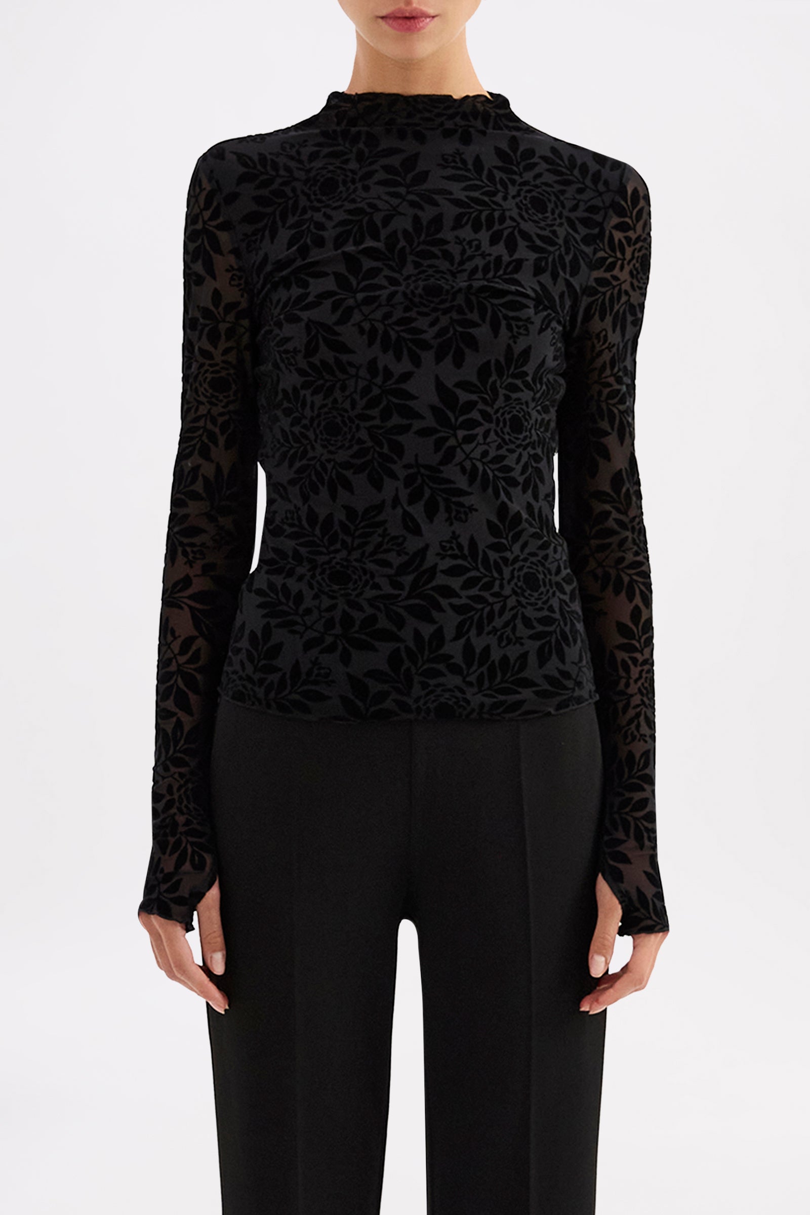 Brioni Devore Ls Top Black 