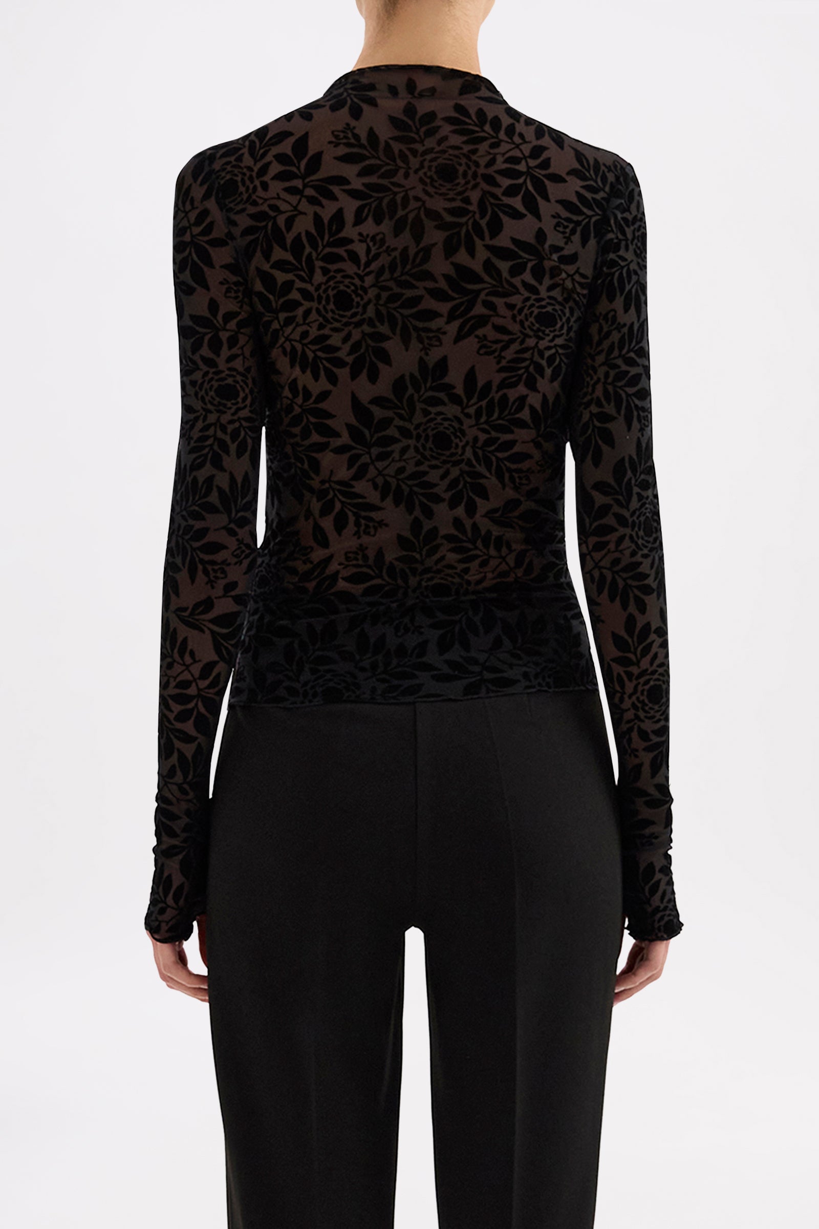 Brioni Devore Ls Top Black 