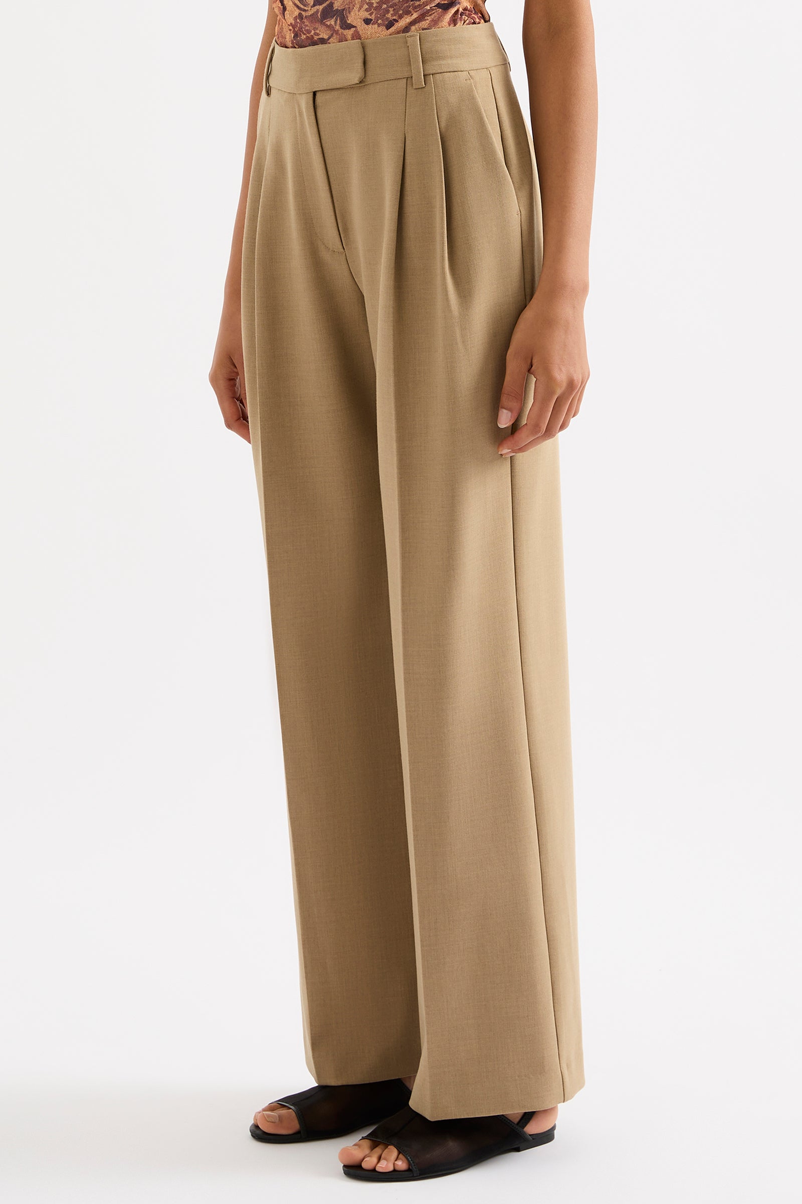 Mercer Tailored Pant Caramel 