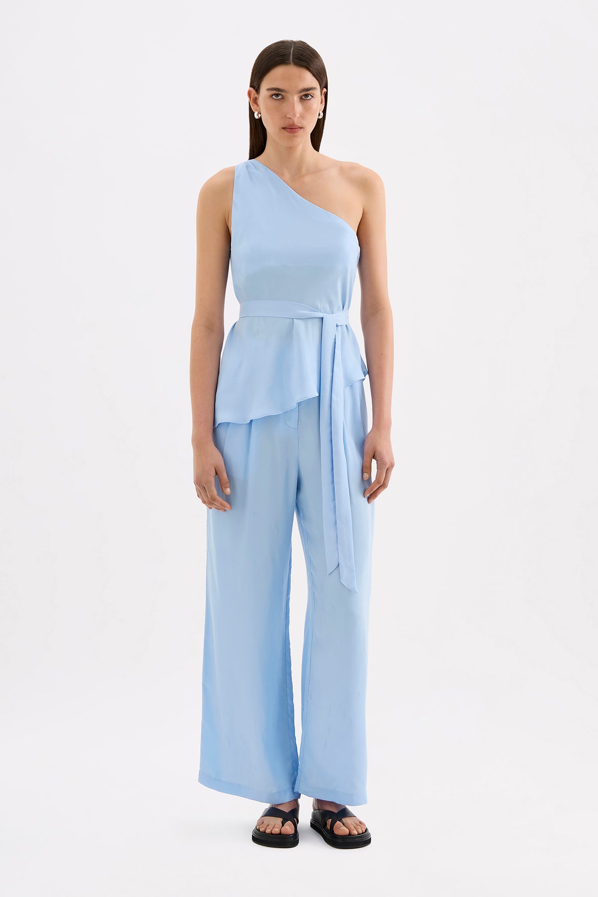 Amaya Cupro Tie Top Bermuda 