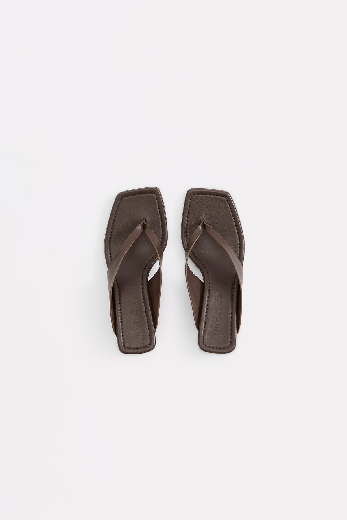 Norreta Leather Heel Chocolate 