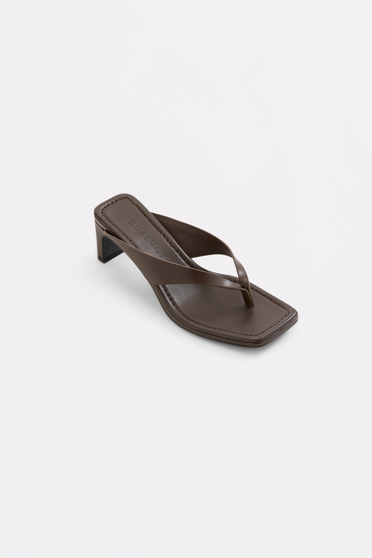 Norreta Leather Heel Chocolate 